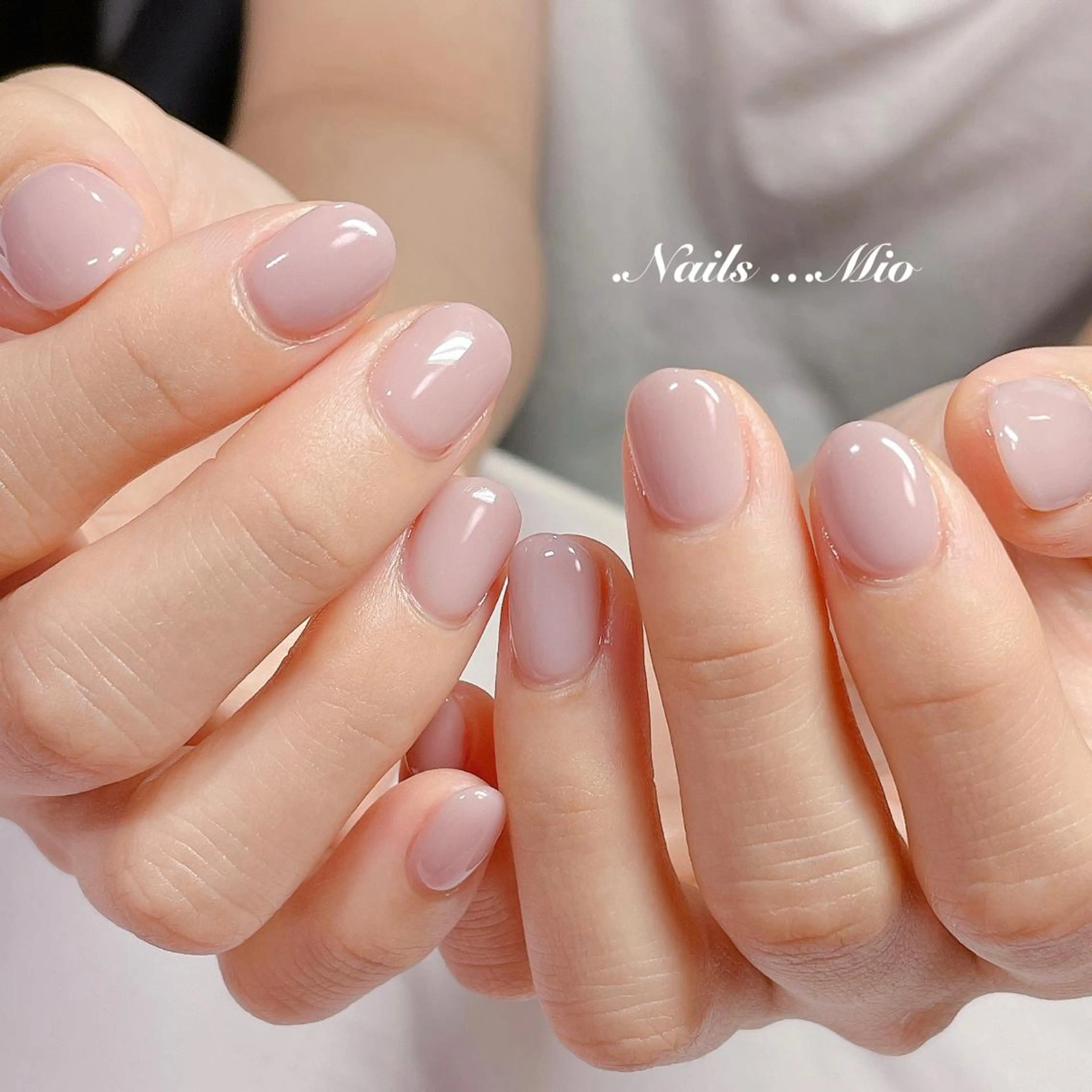 ネイル ジェルネイル ワンカラーネイル .Nails Mio 赤羽西ネイルサロンのネイルデザイン
