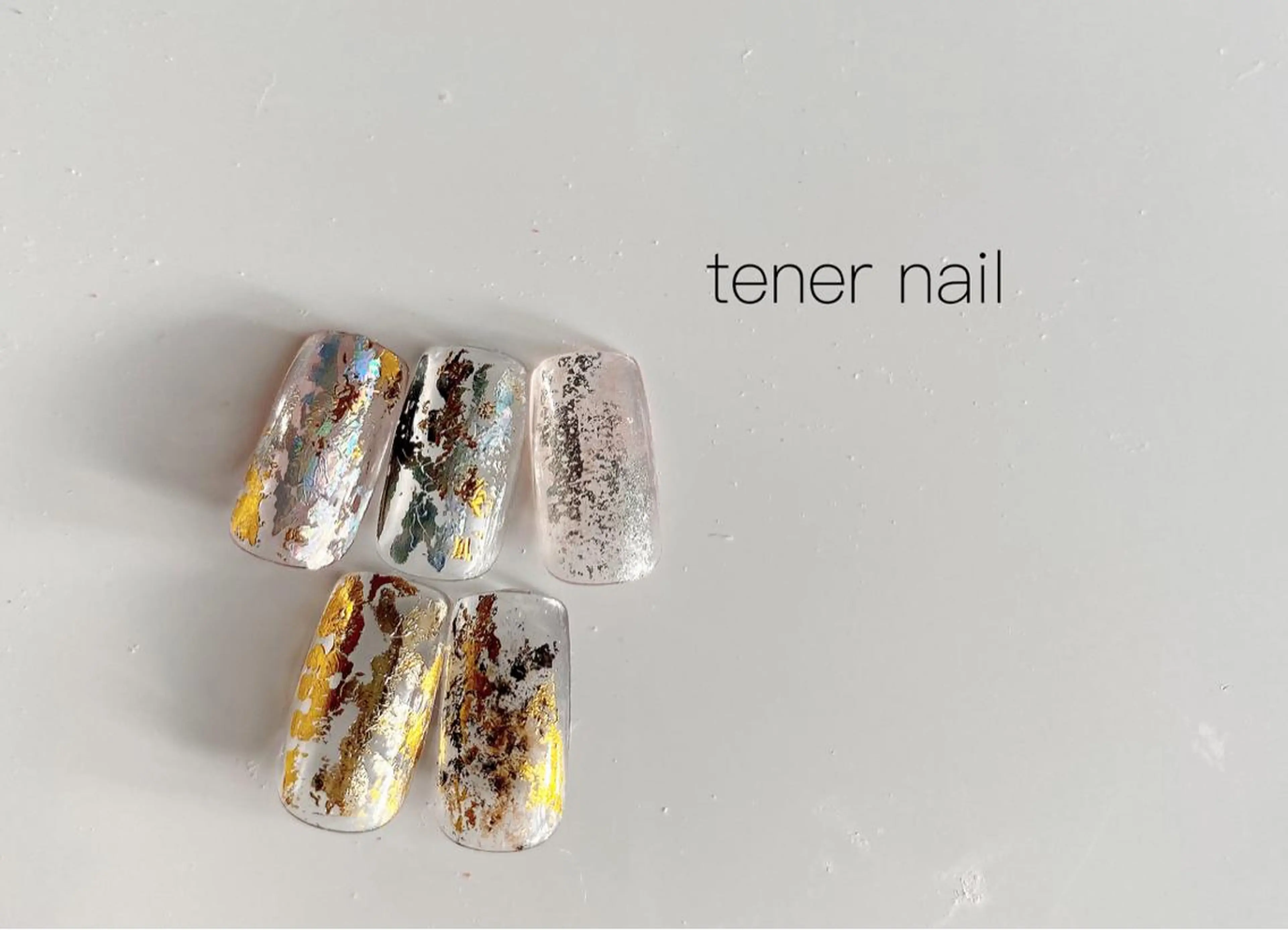 ネイル アートネイル クリアネイル テネルネイル tener nailのネイルデザイン