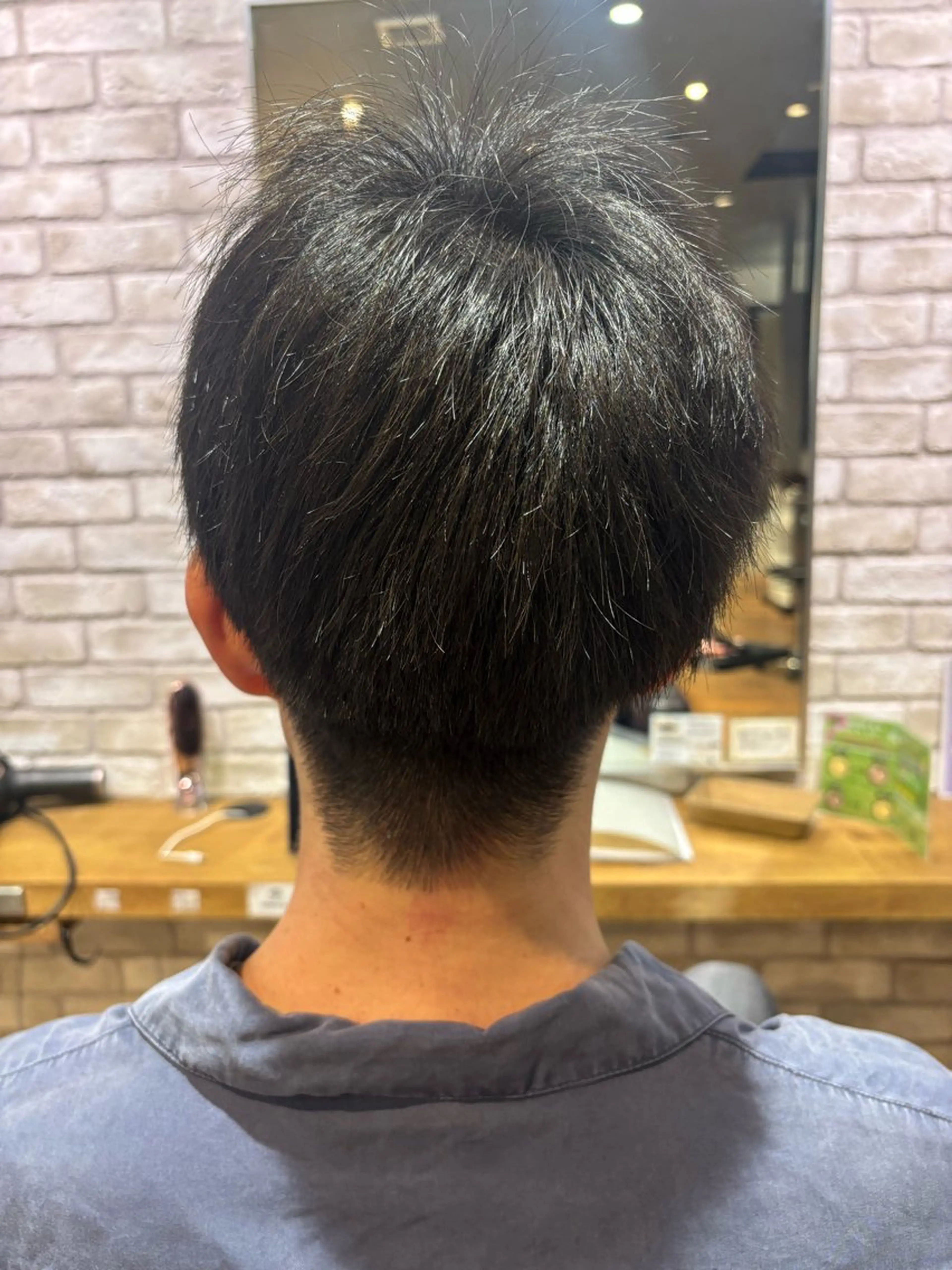 メンズ 🎀ワンレンボブ🎀 ワンカラー　あゆみのヘアスタイル