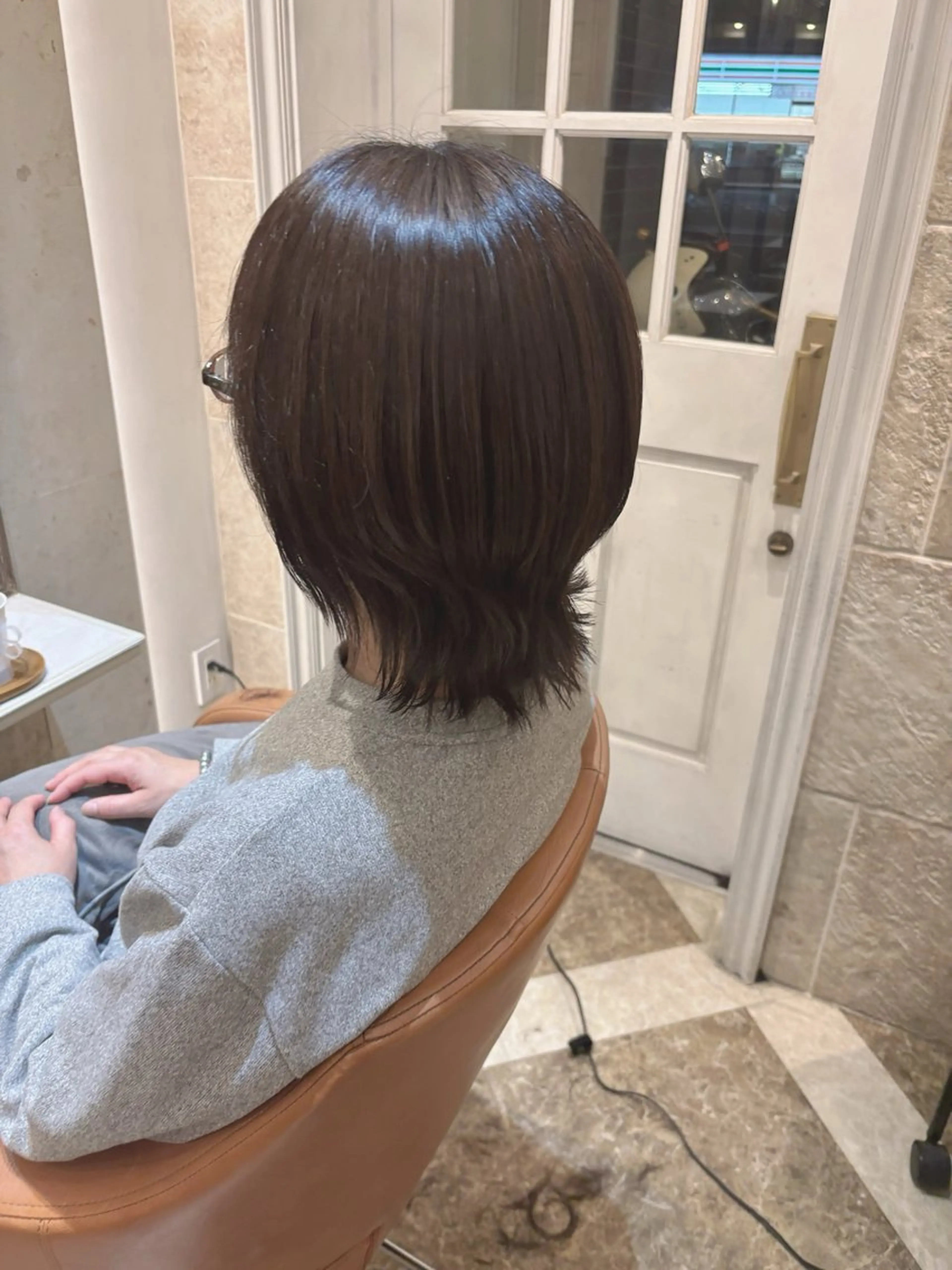 ショート くびれヘア ショートヘア ウルフカット GRITTERs所属・岸 風花のヘアスタイル