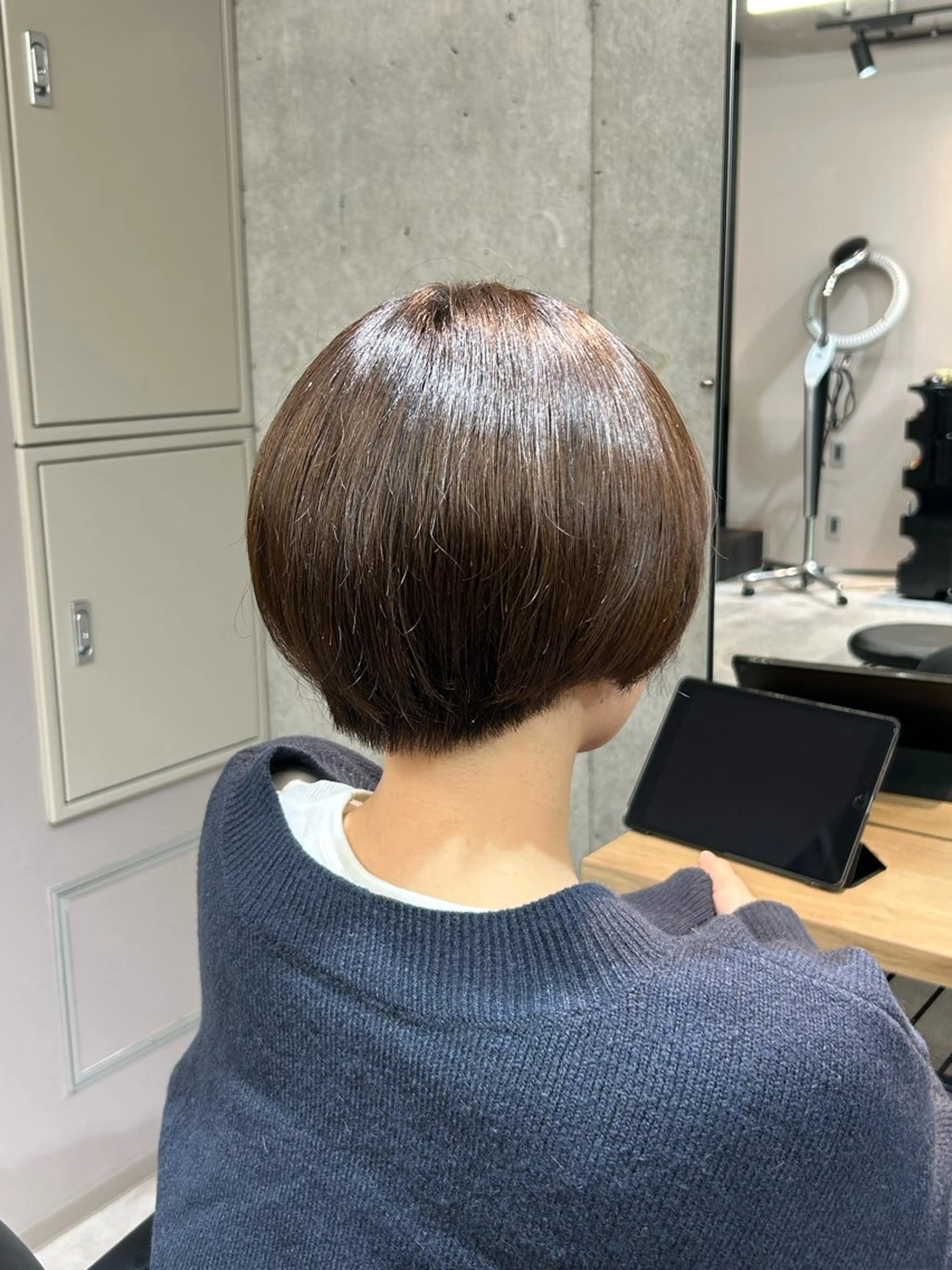 ショート ショートヘア カット OAK溝の口 天使の輪👑YUKIのヘアスタイル