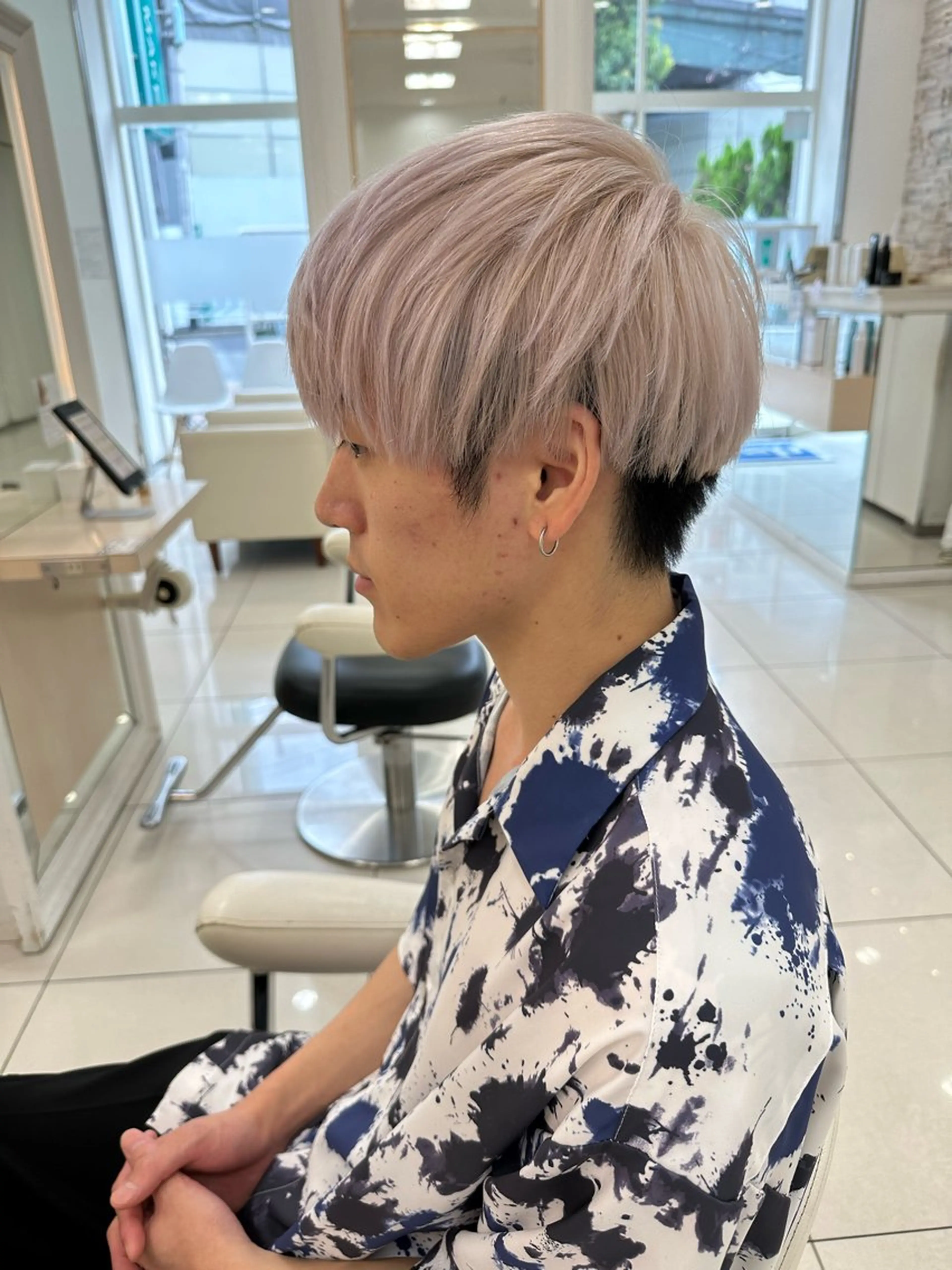 メンズ メンズブリーチ ヘアカラー 竹下 勝也のヘアスタイル