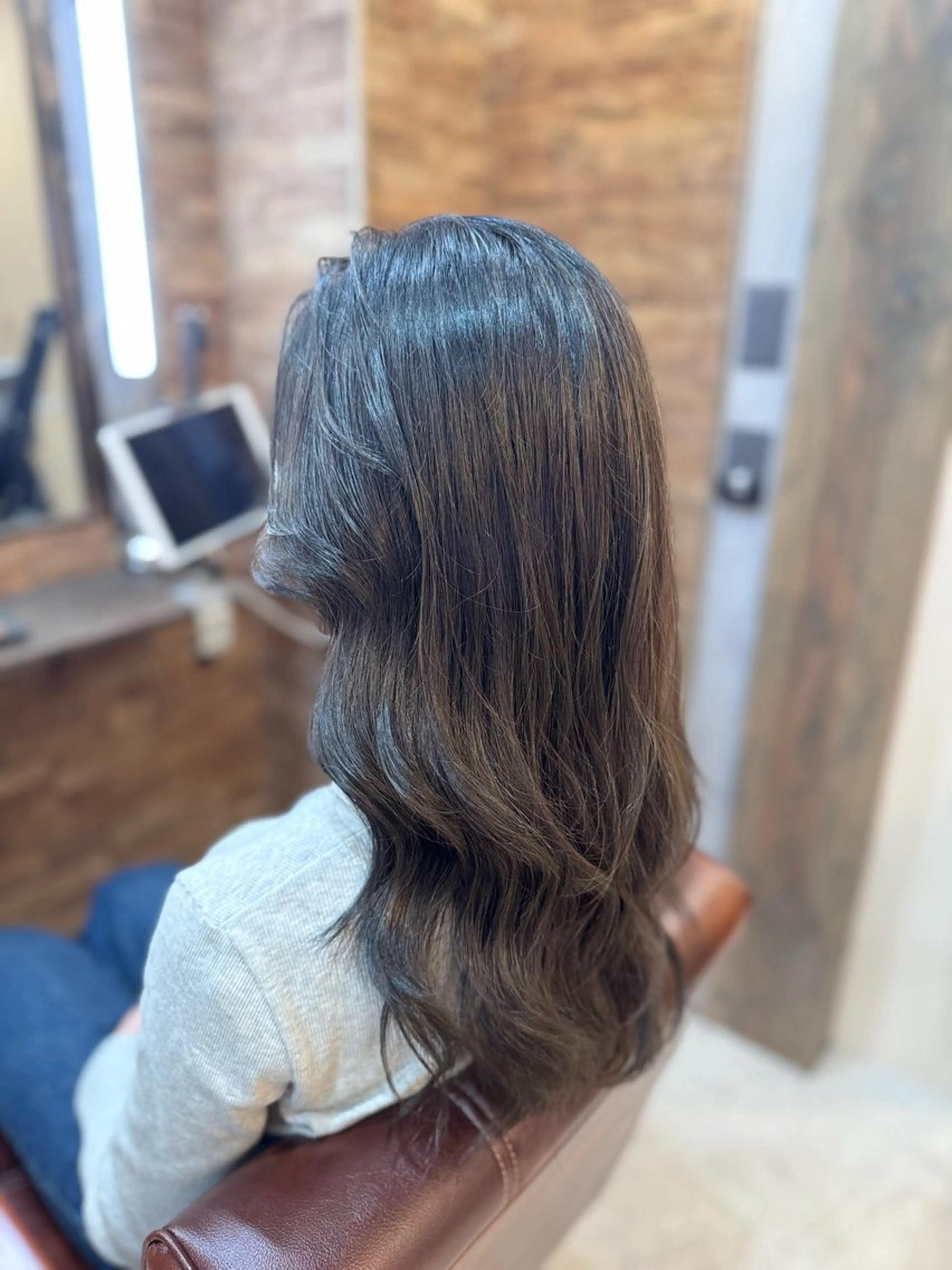 ロング カット ヘアカラー トリートメント 多賀 順平のヘアスタイル