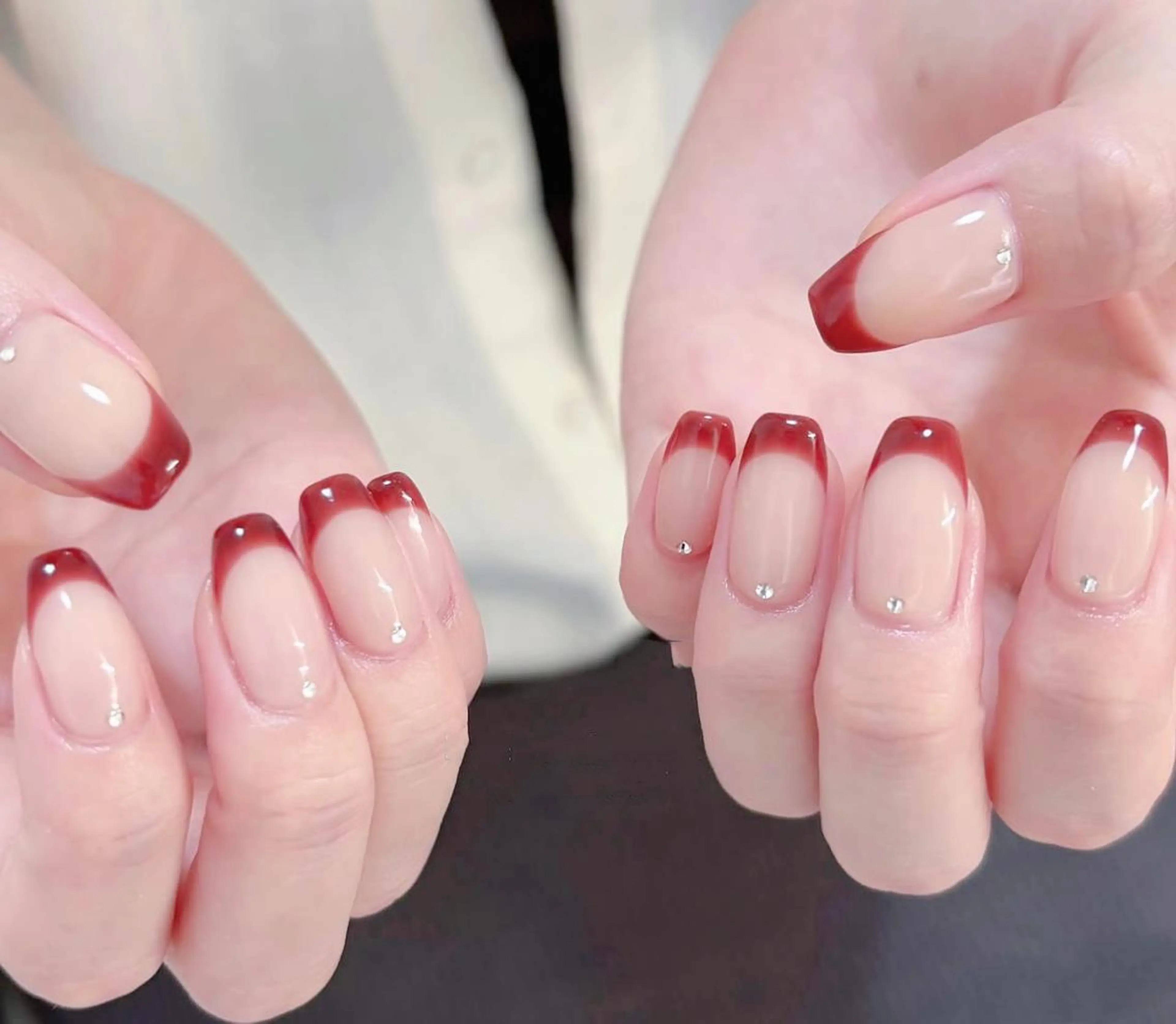 【初回ソフトジェルオフ無料】Hand｜超お得フレンチ（ベースクリア）の写真