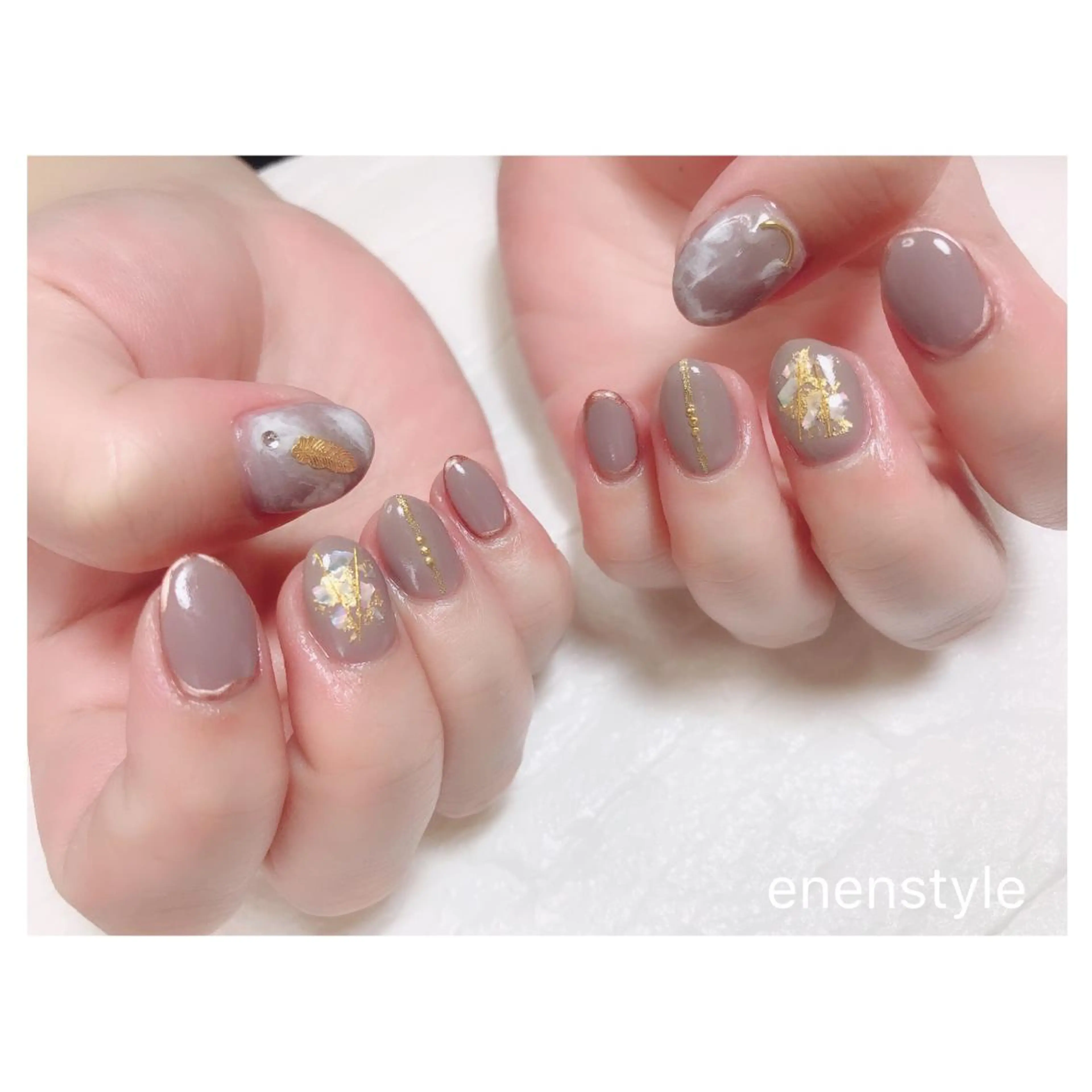 ショート ネイル ジェルネイル ニュアンスネイル オフィスネイル ワンカラーネイル シンプルネイル ハンドネイル 👑enen style👑のネイルデザイン