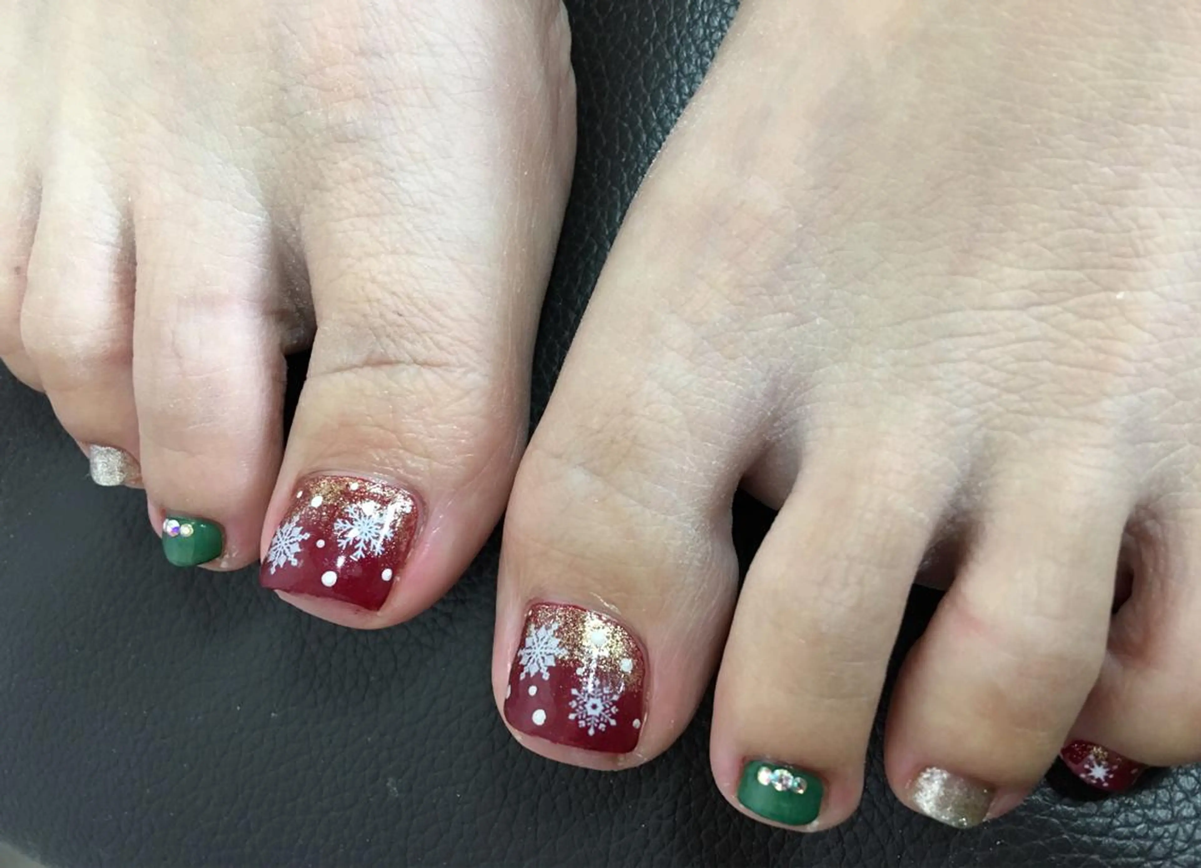 ネイル マツエク・マツパ 冬ネイル Harada Asakoのマツエク・マツパデザイン