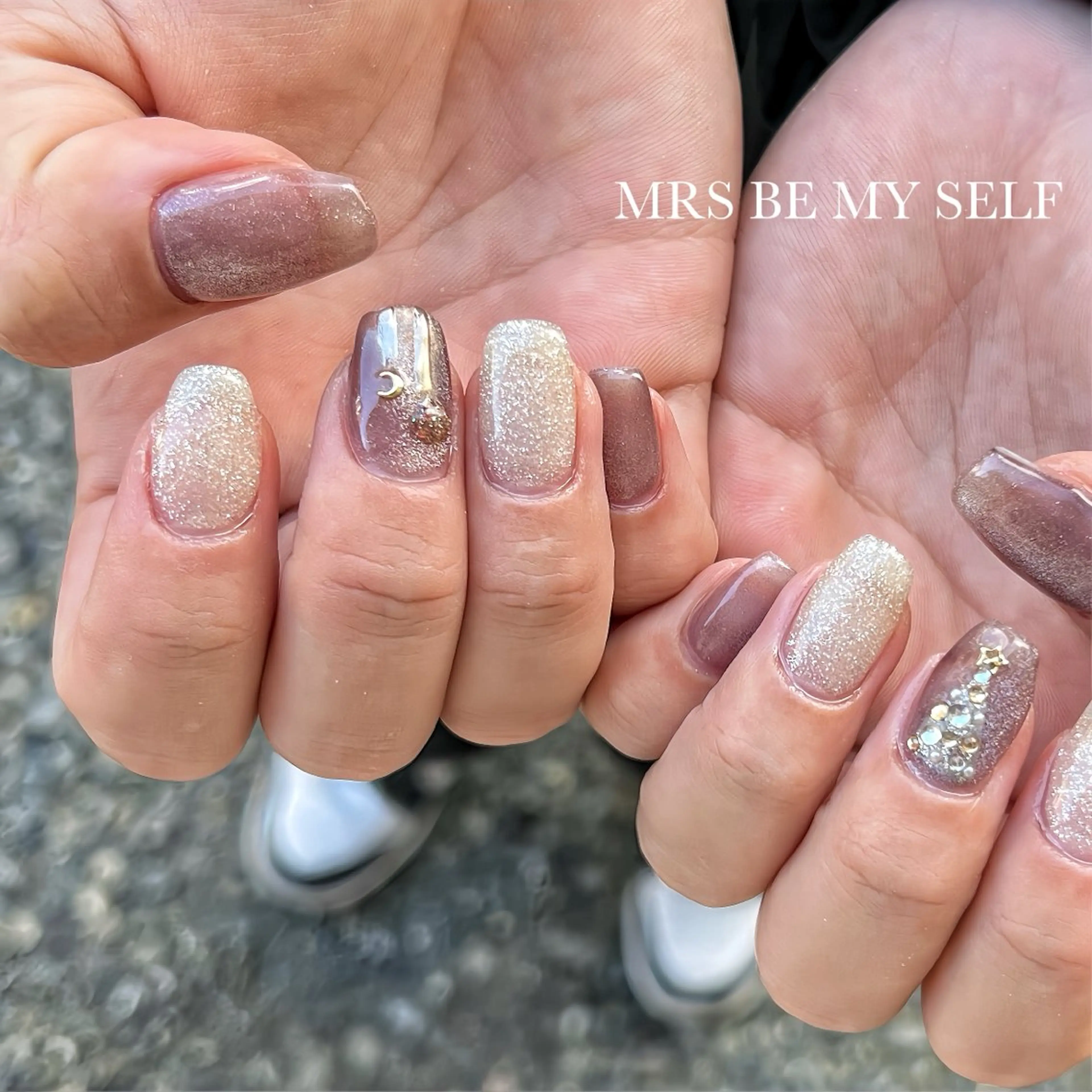 ネイル 冬ネイル クリスマス MRS/ miyu🎀のネイルデザイン