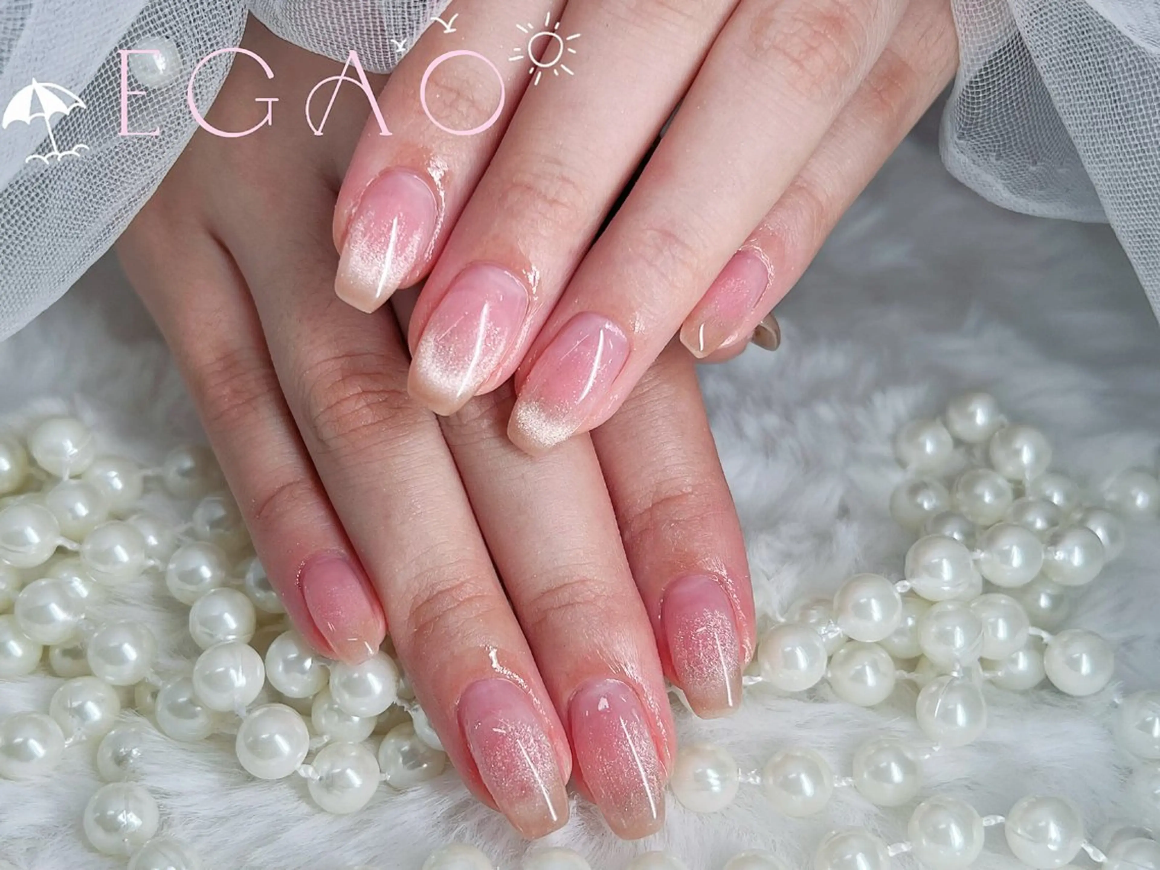 ネイル アートネイル フットネイル フレンチネイル ジェルネイル グラデーション ハンドネイル Egao Nail錦糸町店のネイルデザイン