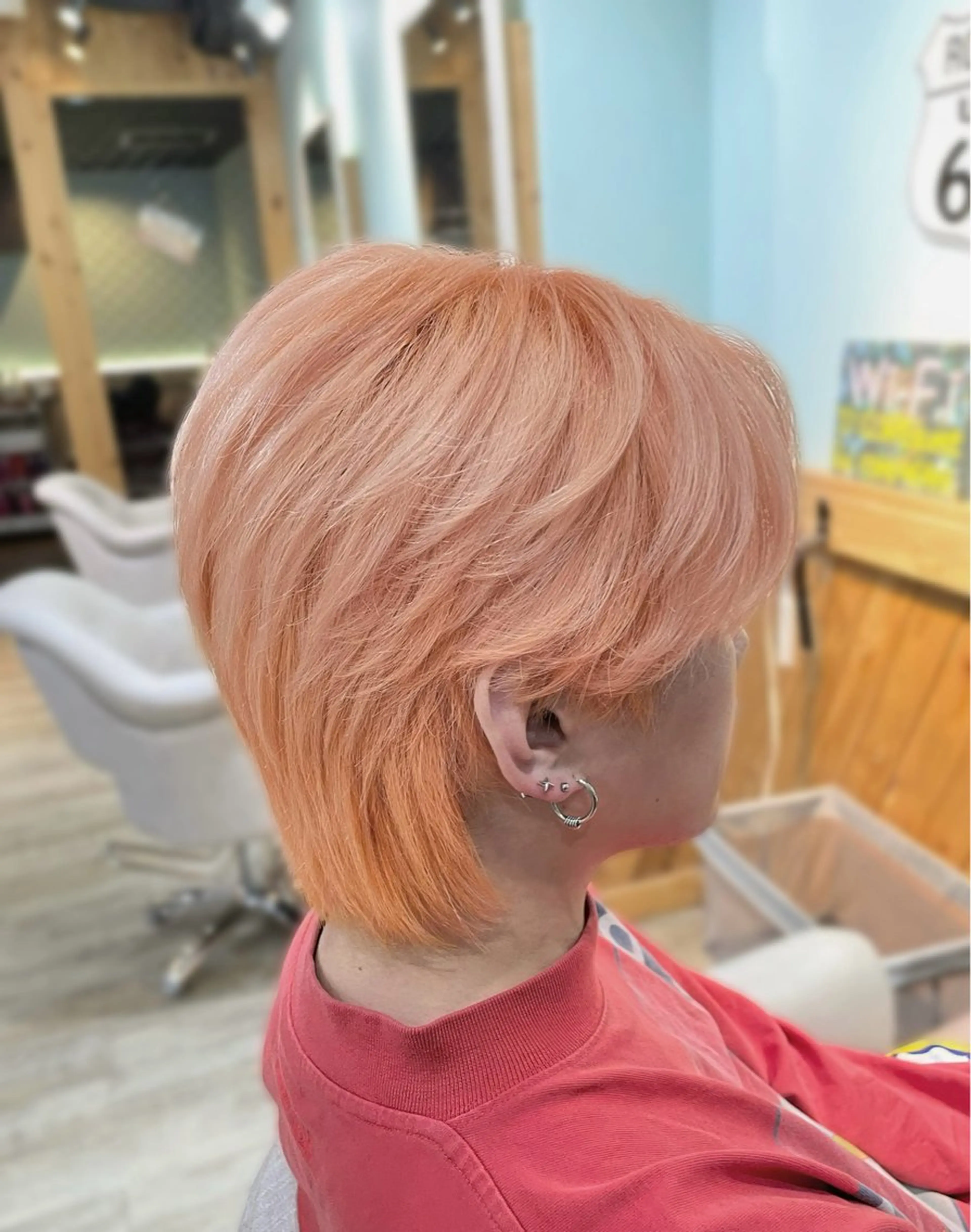 ショート カラー メンズ カット ヘアカラー 内山 菜摘のヘアスタイル