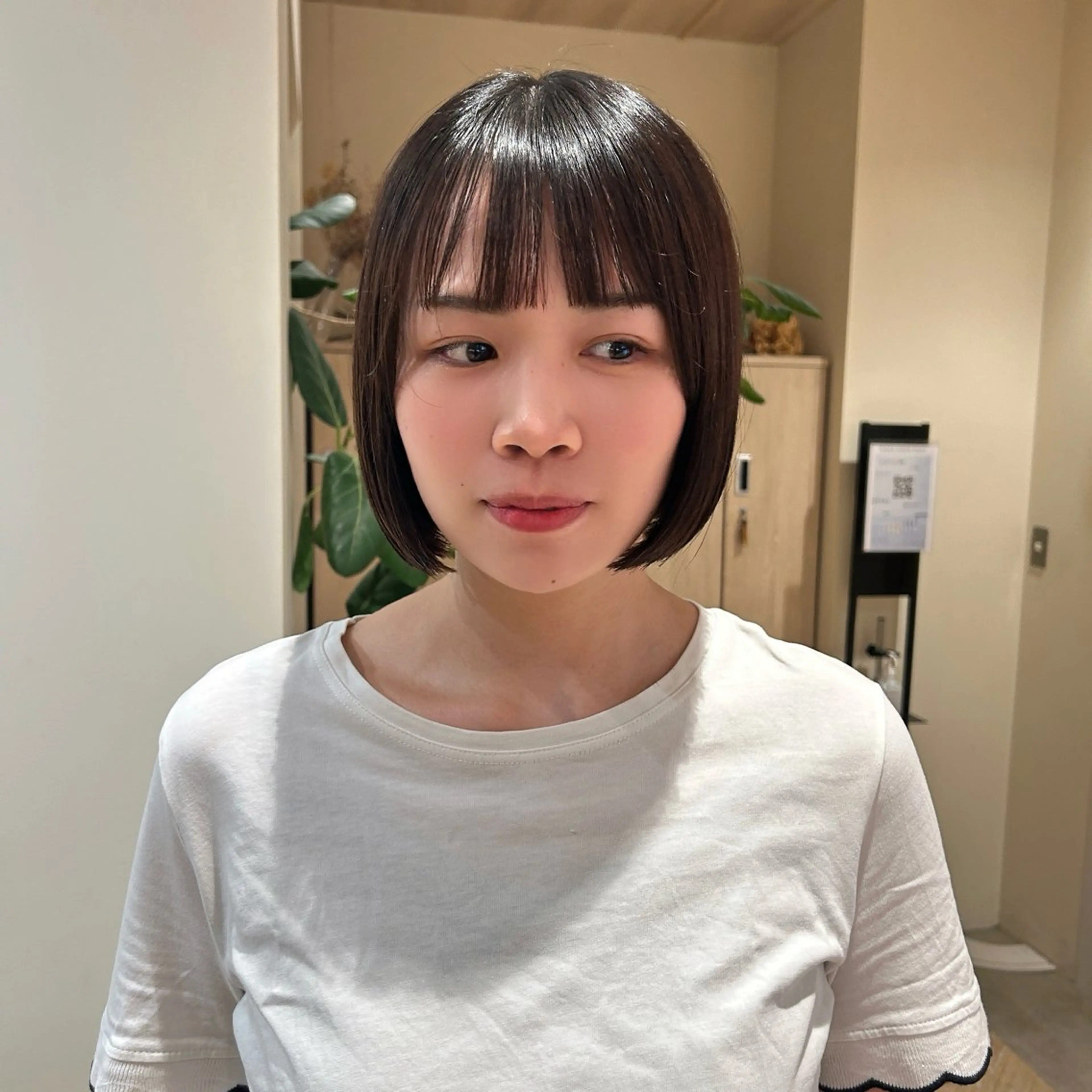 ミディアム 丸みボブ/ショート /大山杏奈🌙のヘアスタイル