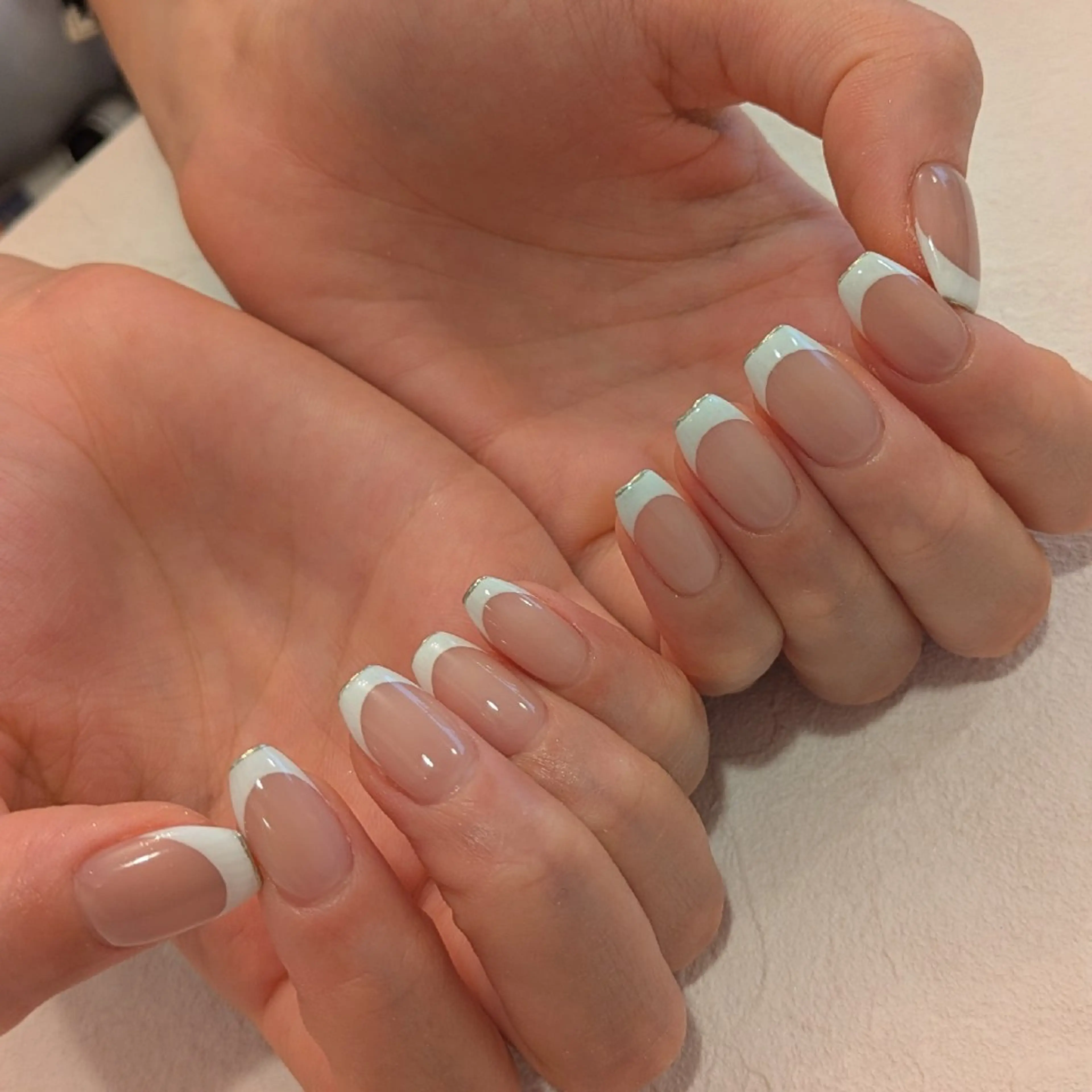 ネイル フレンチネイル ジェヌインネイル 河内のネイルデザイン