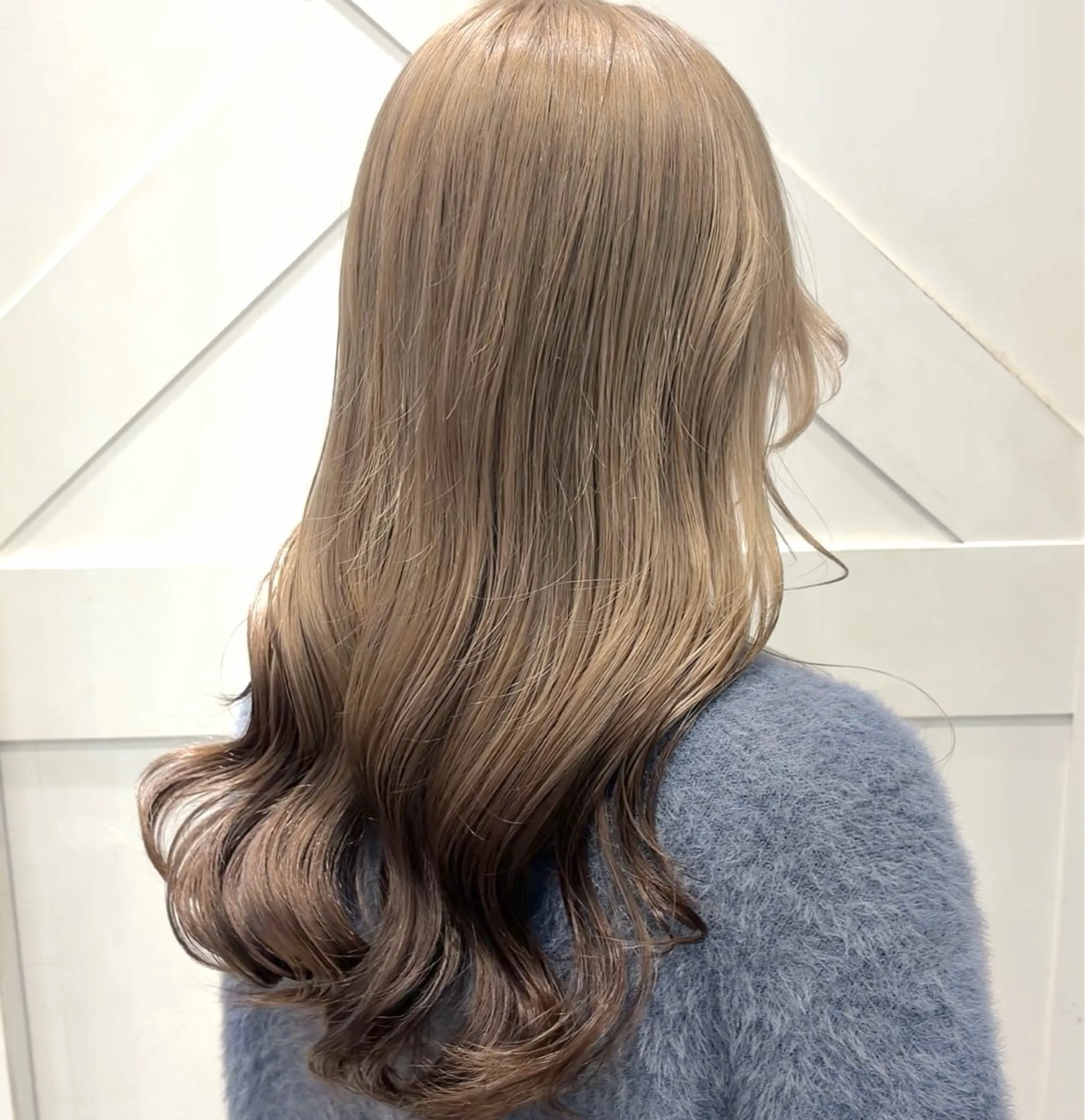 ロング カラー ヘアカラー 横浜パーマ🌐メンズ 暖色カラーもえかのヘアスタイル