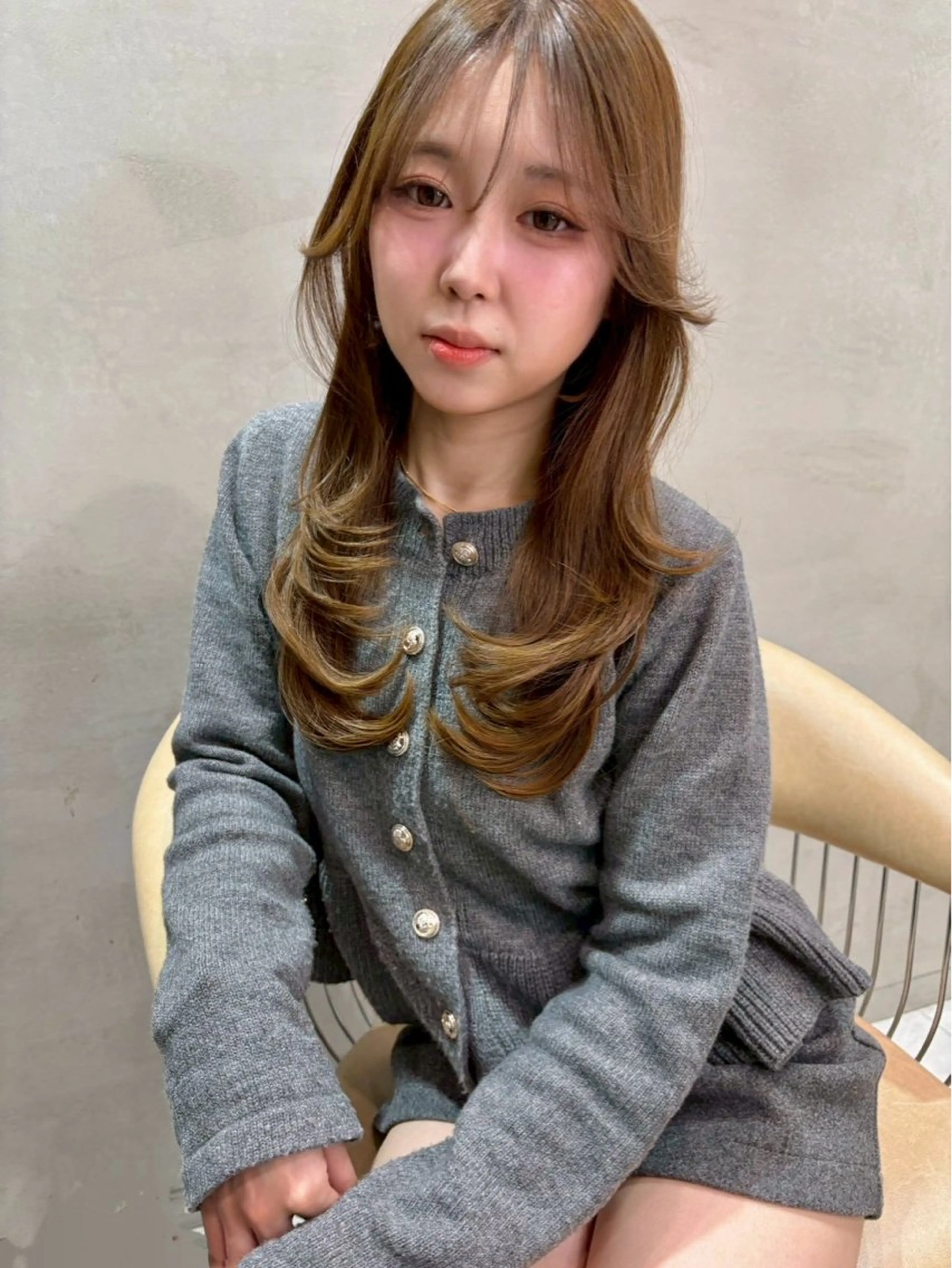 ロング レイヤーカット 髪質改善 中島一斗のヘアスタイル