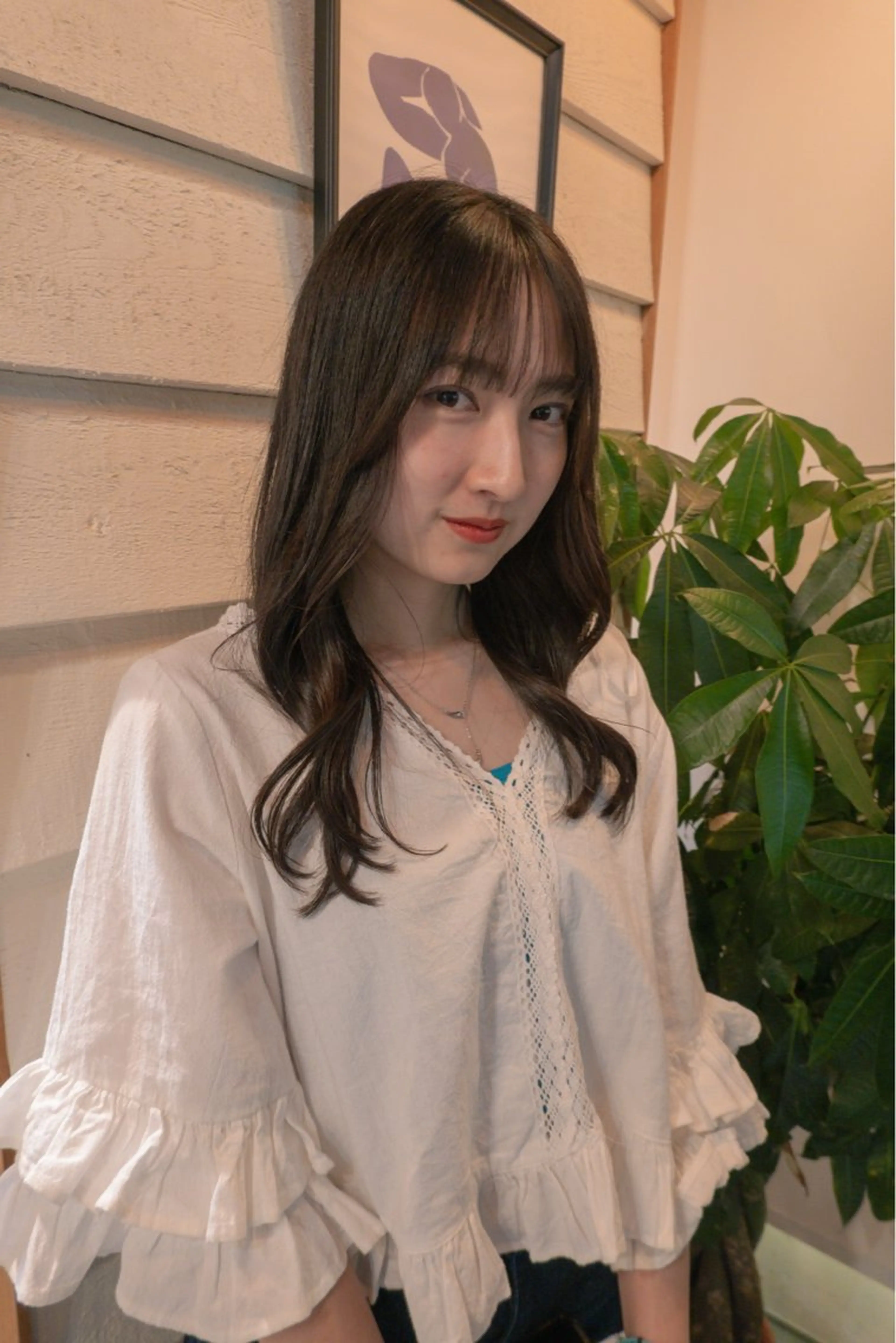 ロング カット 【ボブ】縮毛矯正/ 船橋駅5分/鈴木杏美のヘアスタイル