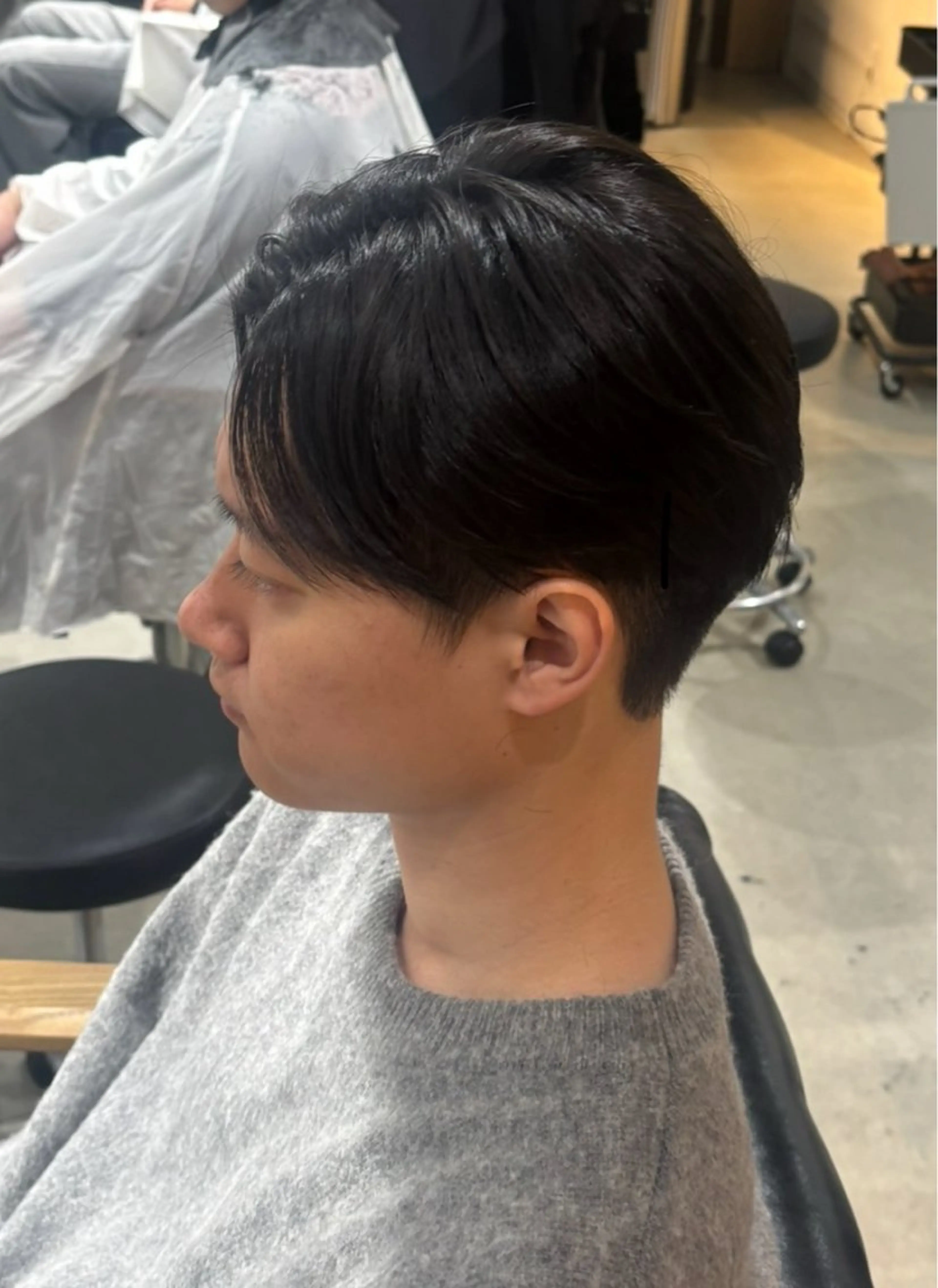 パーマ メンズ シャドウパーマ 高森蓮のヘアスタイル