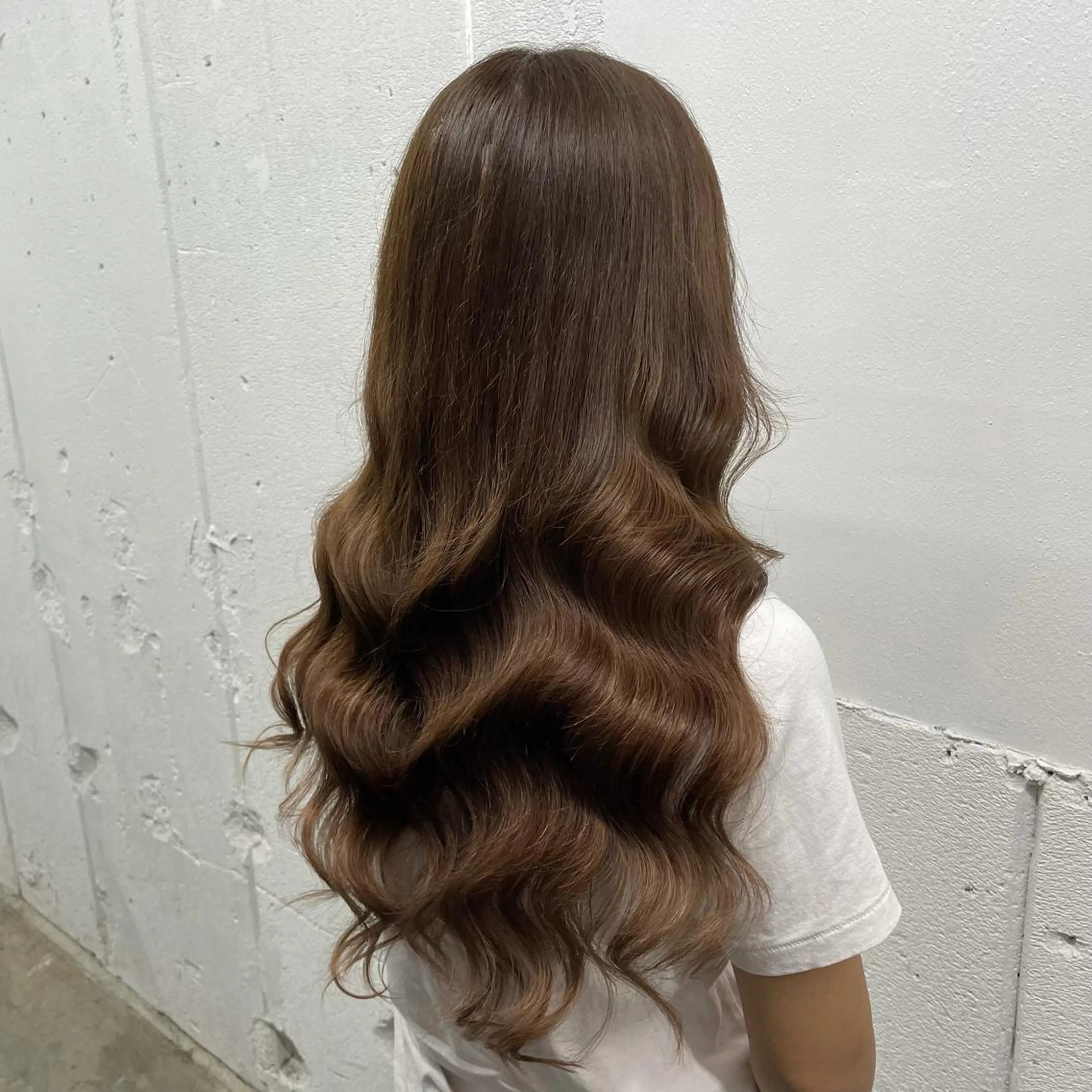ロング カラー シールエクステ バレイヤージュ ミストバング ダブルカラー  フェイスフレーミング ヘアカラー エクステ 🧡艶髪ちゅるん髪 🫧🧡YUKI❄️のヘアスタイル
