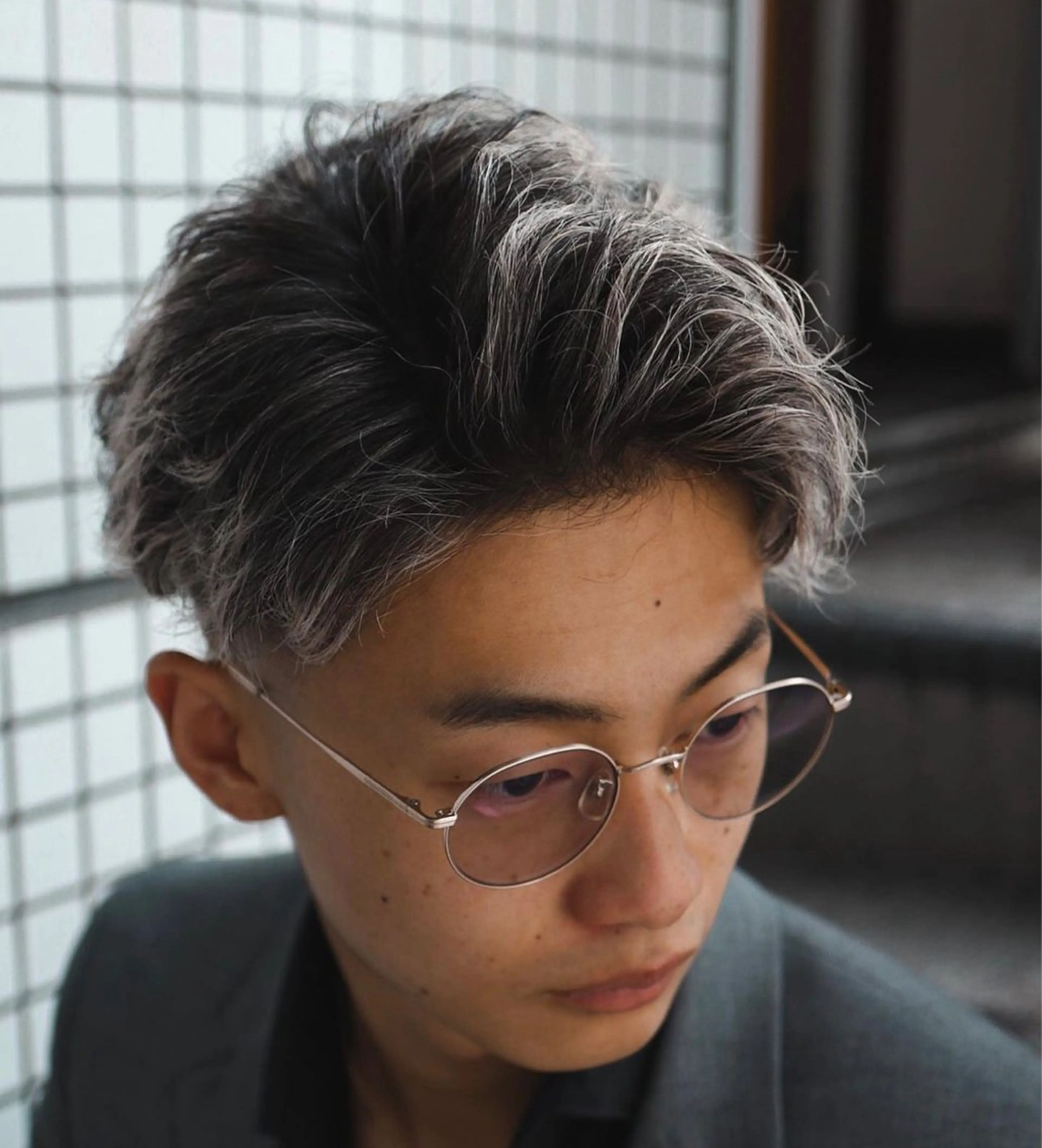 ショート カラー パーマ メンズ 💈men's💈 satoru中目黒のヘアスタイル