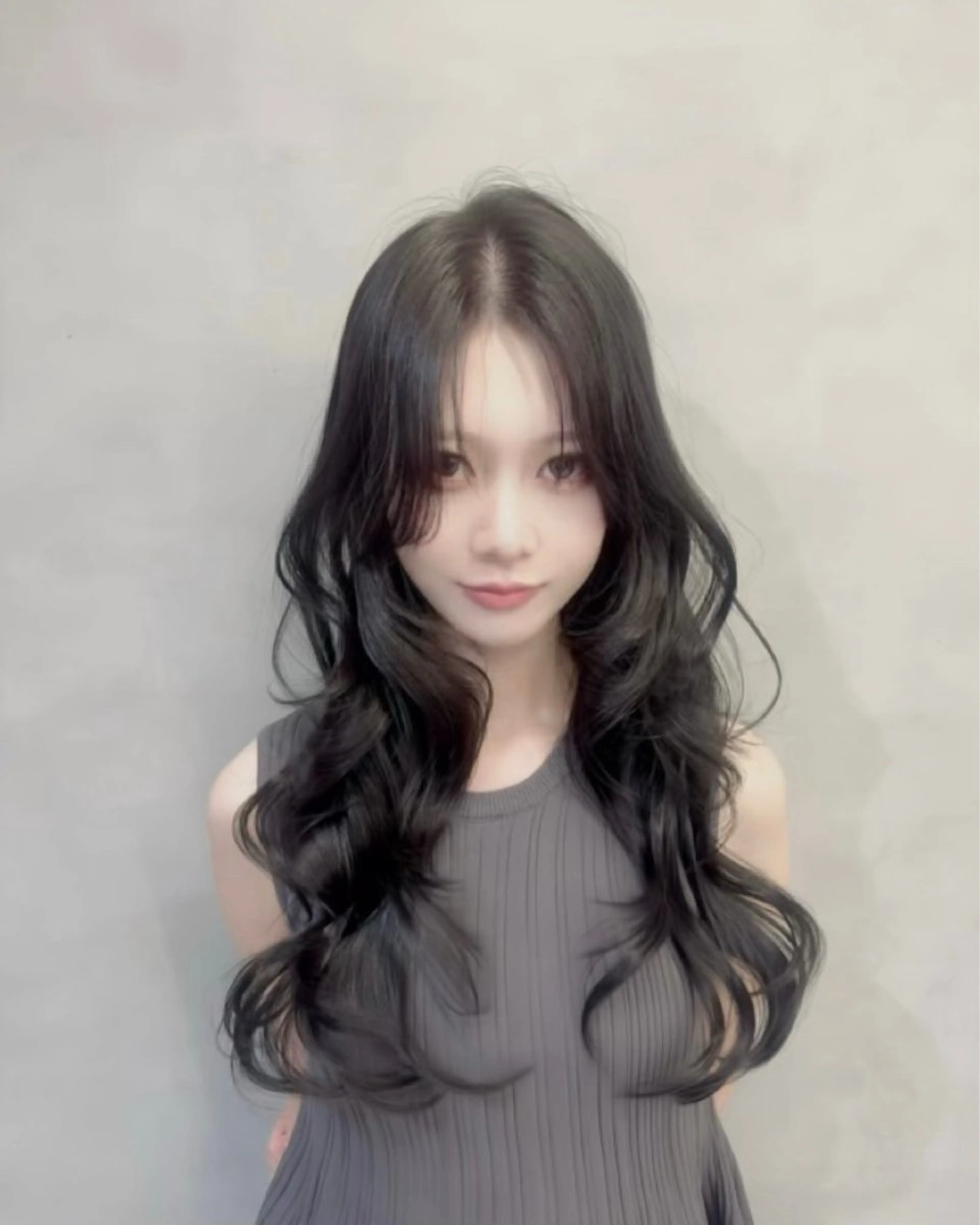 ロング カラー 宮本 優のヘアスタイル