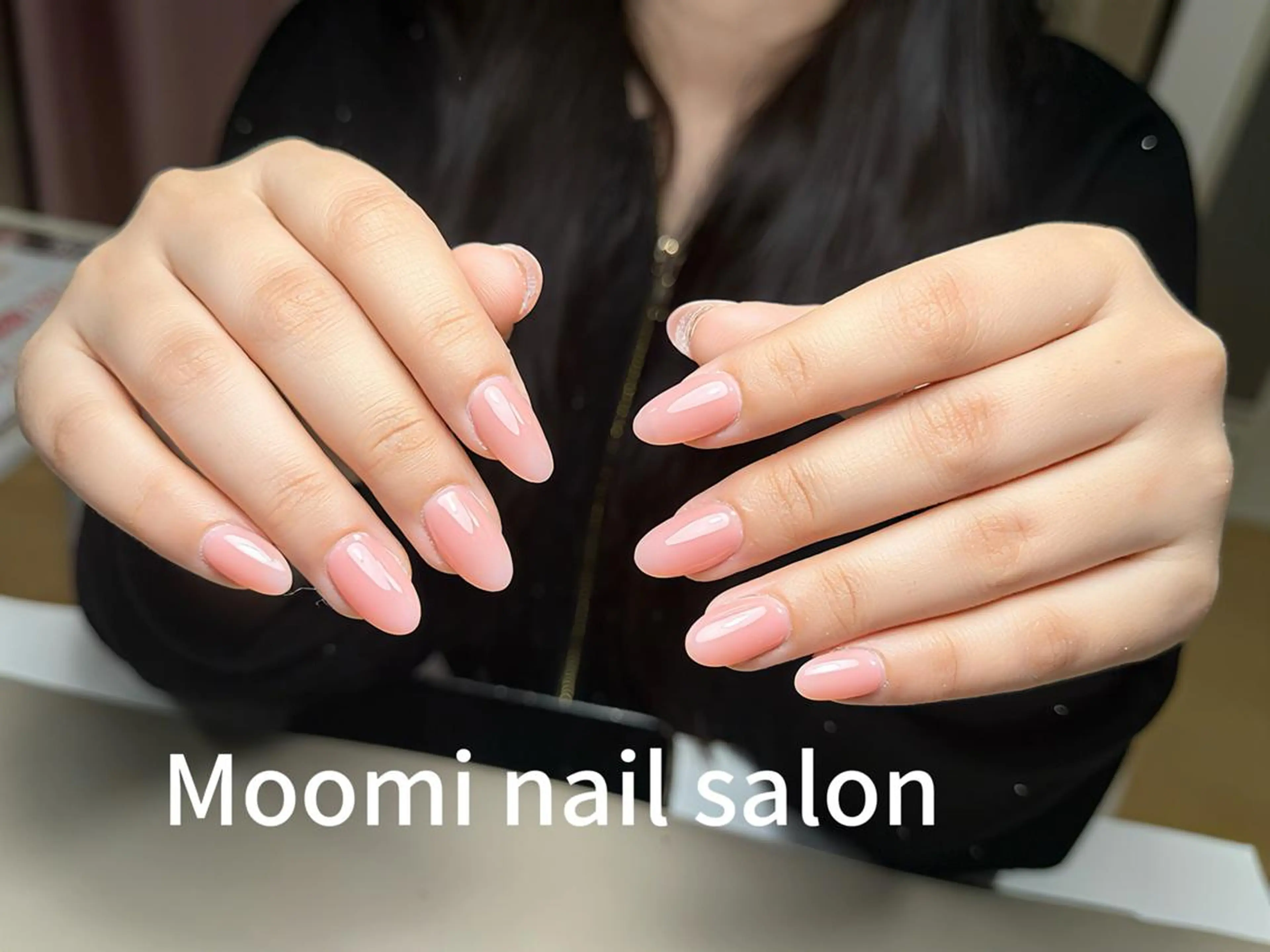 ショート ハンドネイル 長さだし専門 Moominのネイルデザイン