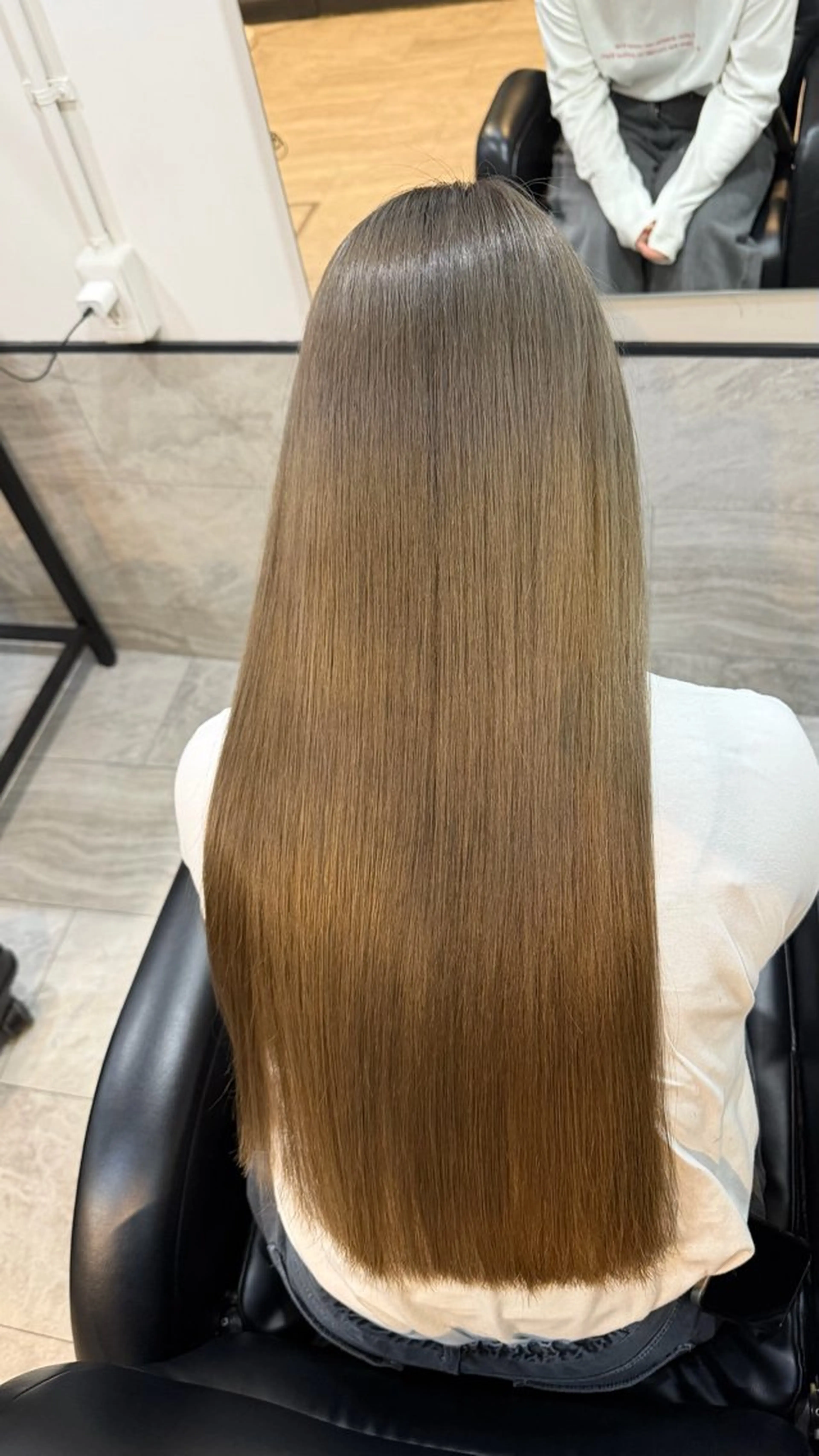 ロング カラー ベージュカラー ミルクティーベージュ ブリーチ/髪質改善/ メンズ/ KOKIのヘアスタイル