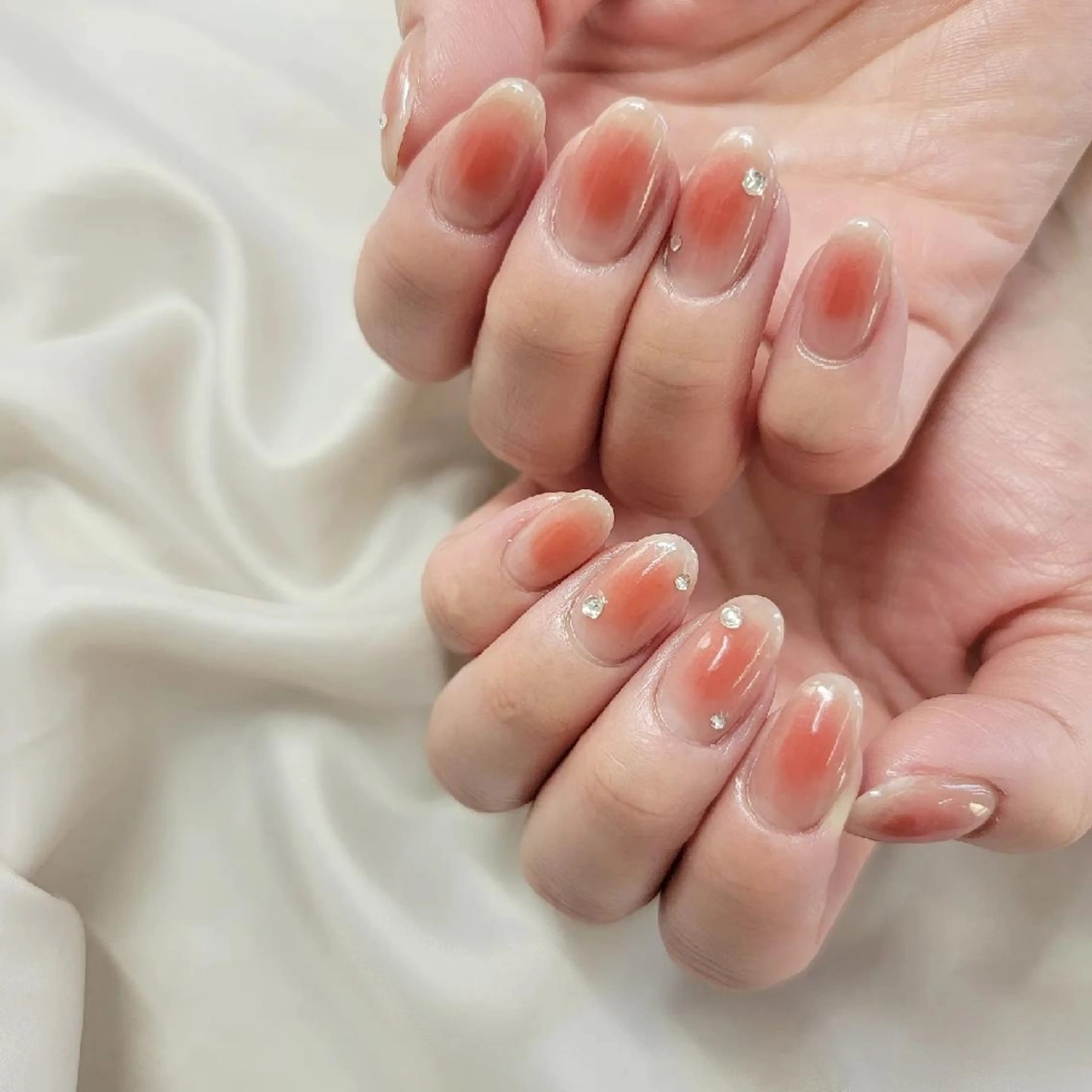 ネイル チークネイル ハンドネイル Shimada Harukaのネイルデザイン