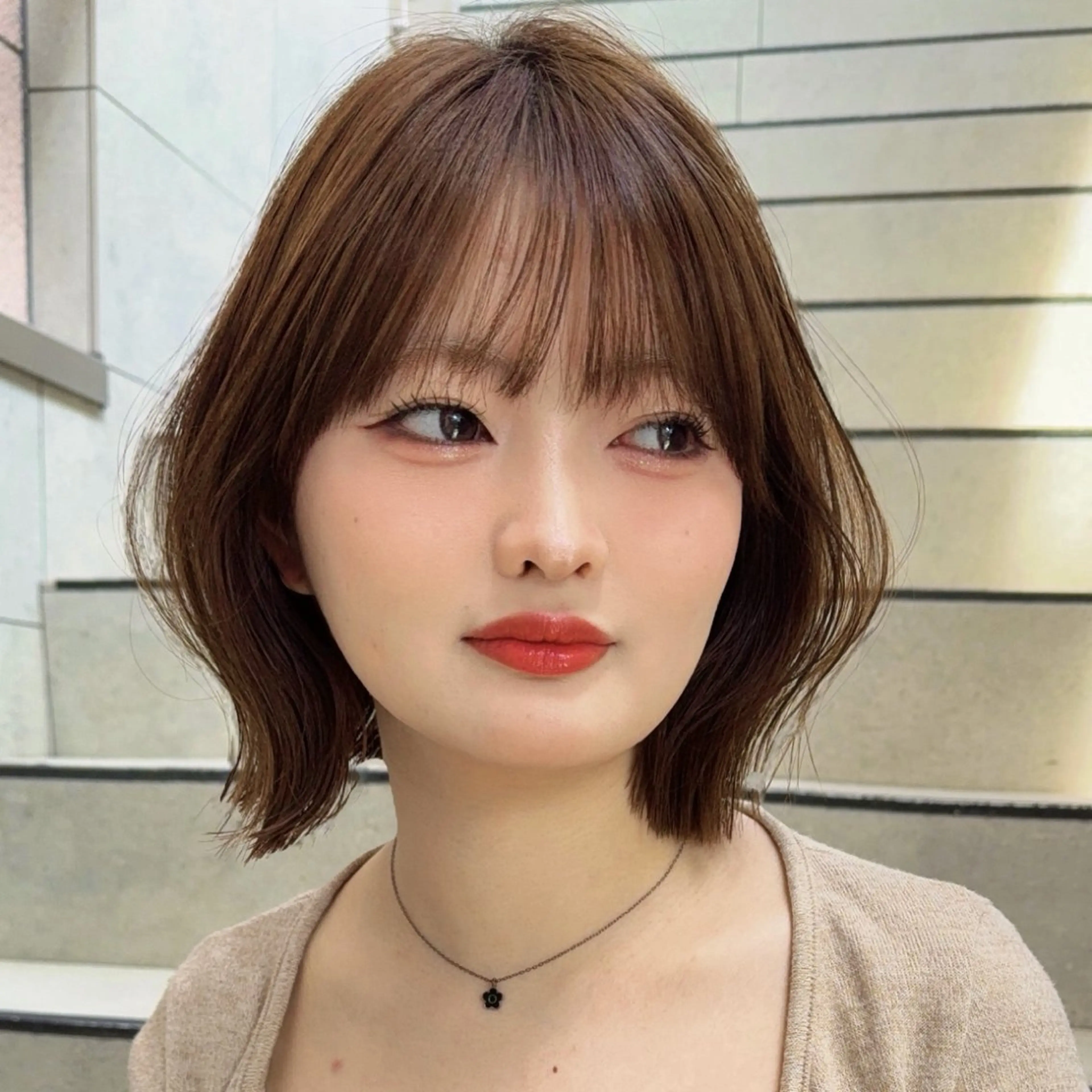 ショート パーマ レイヤー|縮毛矯正 |韓国ボブ|岡田洸太のヘアスタイル