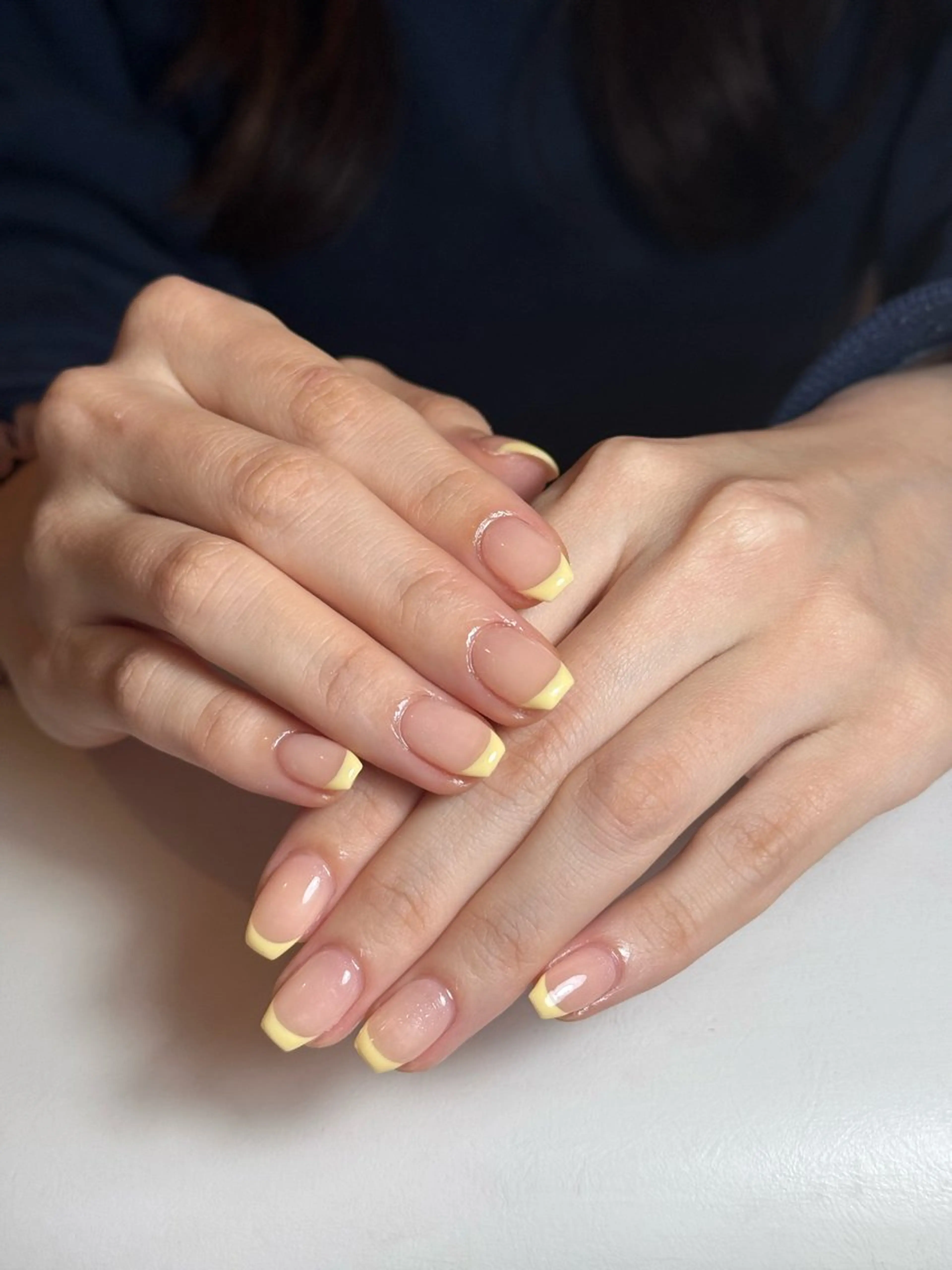 ネイル チークネイル フレンチネイル グラデーション キラキラネイル 韓国ネイル ハンドネイル Risa_ Nailのネイルデザイン