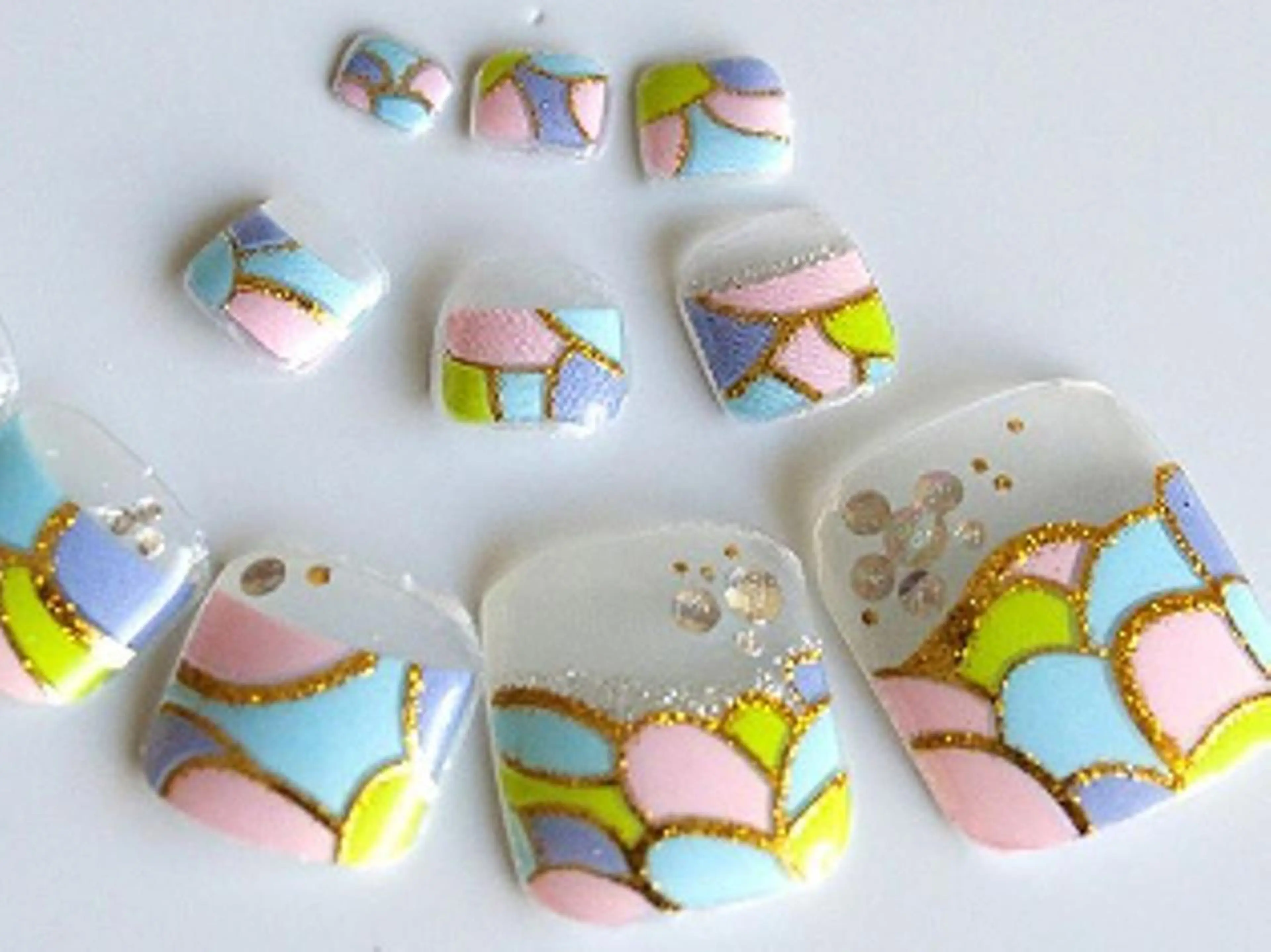 ネイル フットネイル アップネイル 鶴田のネイルデザイン