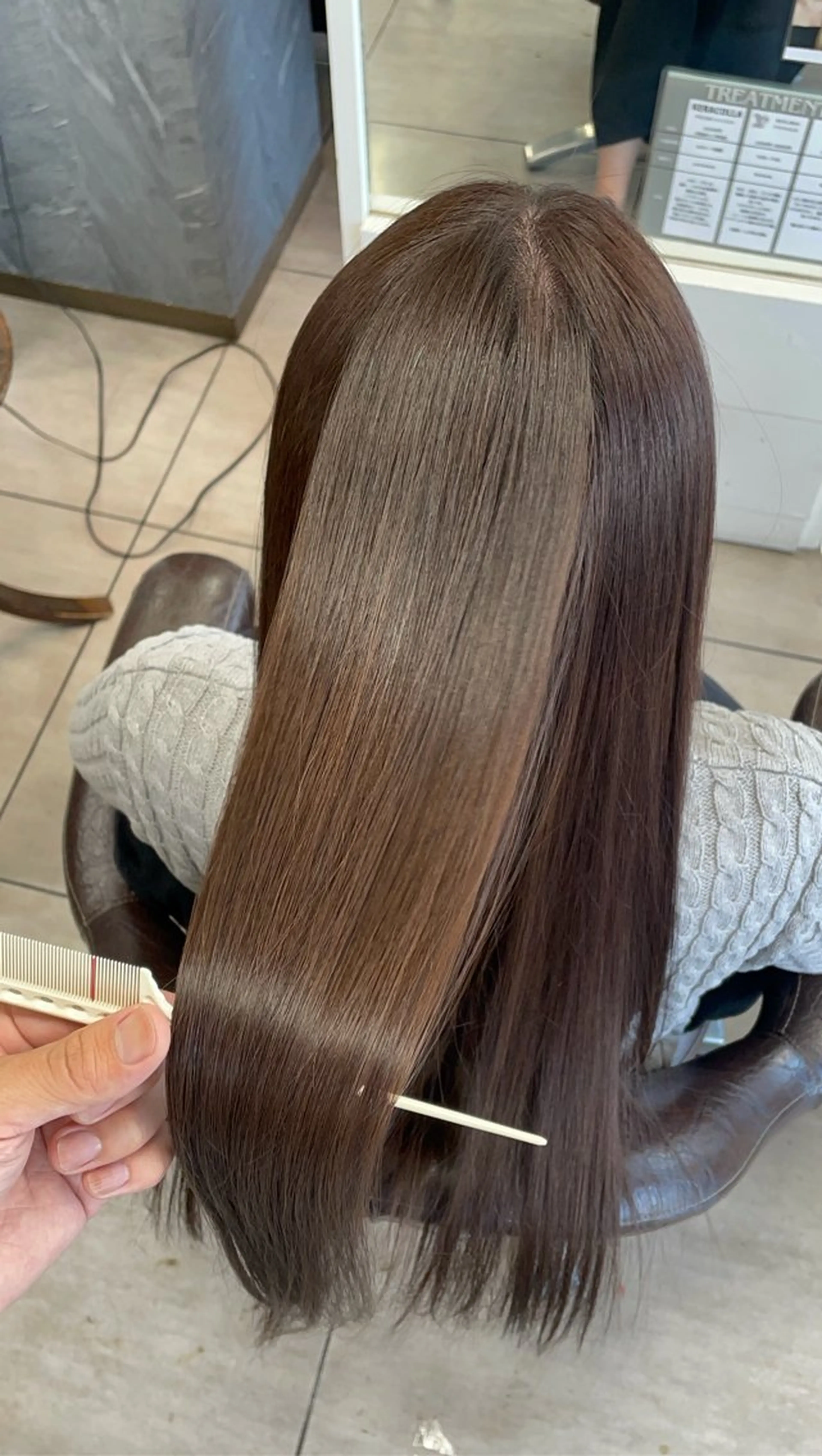 セミロング カラー カット ヘアカラー トリートメント 似合わせ/前髪カット /店長   村上直也のヘアスタイル