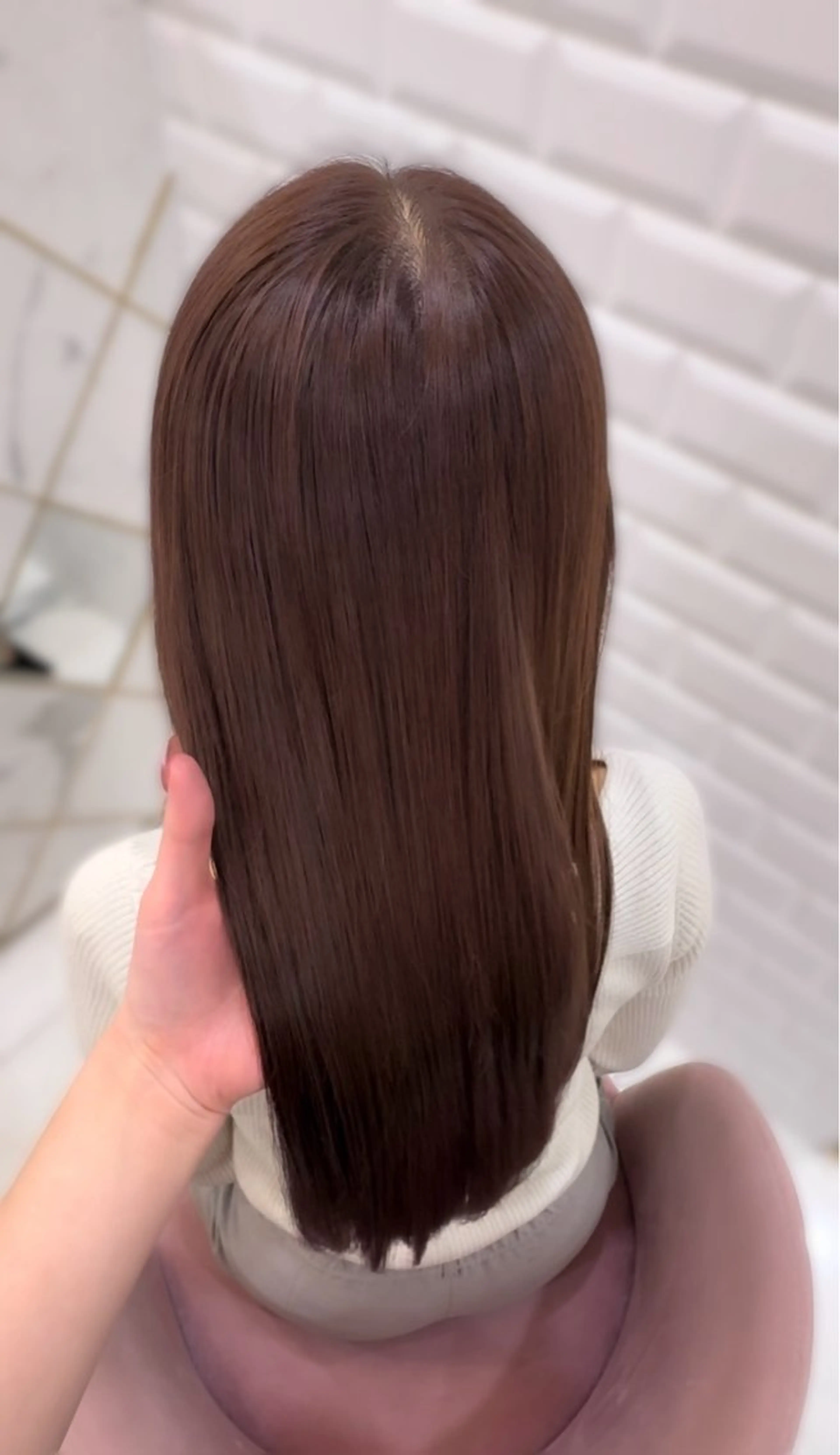 カラー ブリーチ ブリーチなしカラー ゆうひ 🎀のヘアスタイル