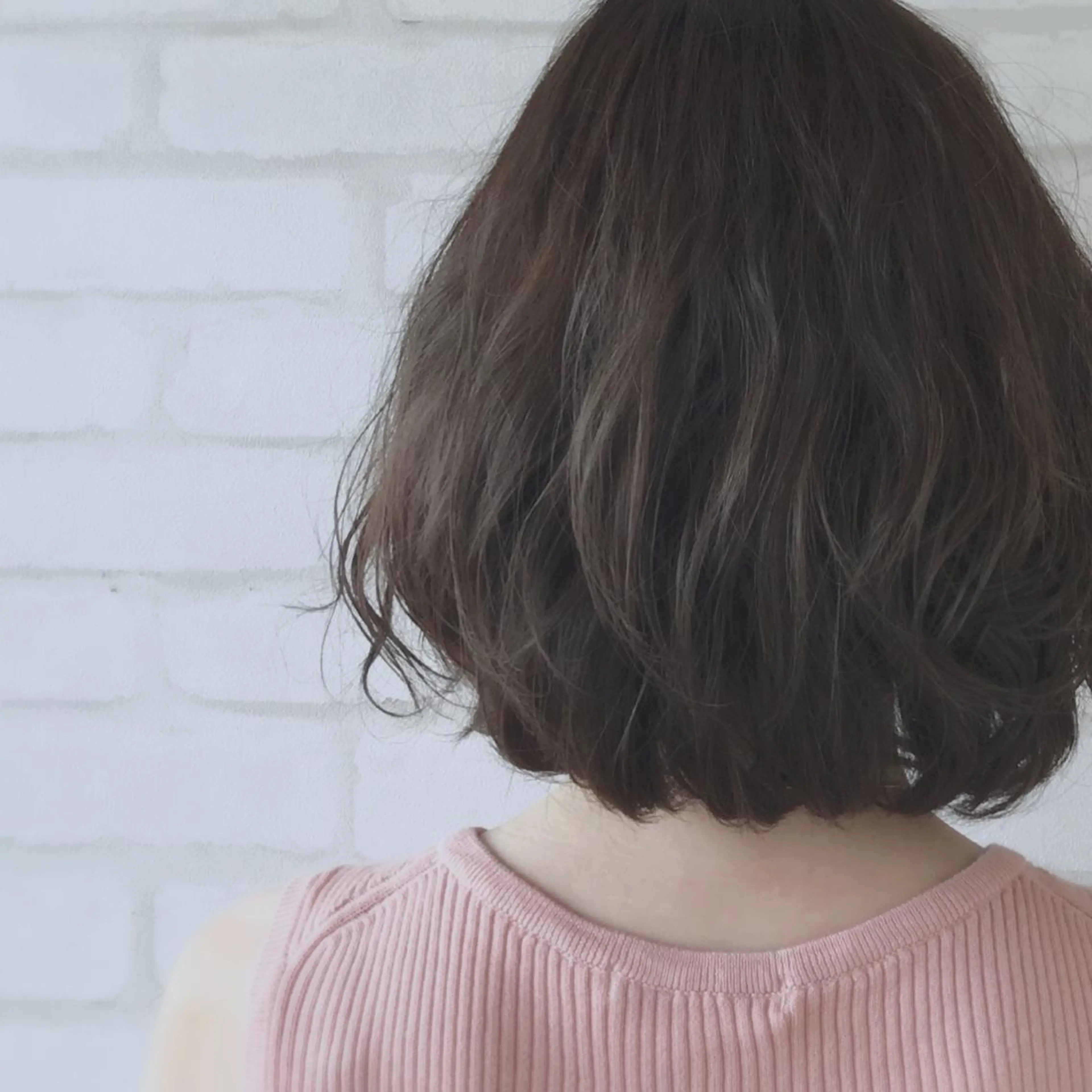 ミディアム カラー グレージュ カット ヘアカラー トリートメント 【髪質改善】 夏目結以のヘアスタイル