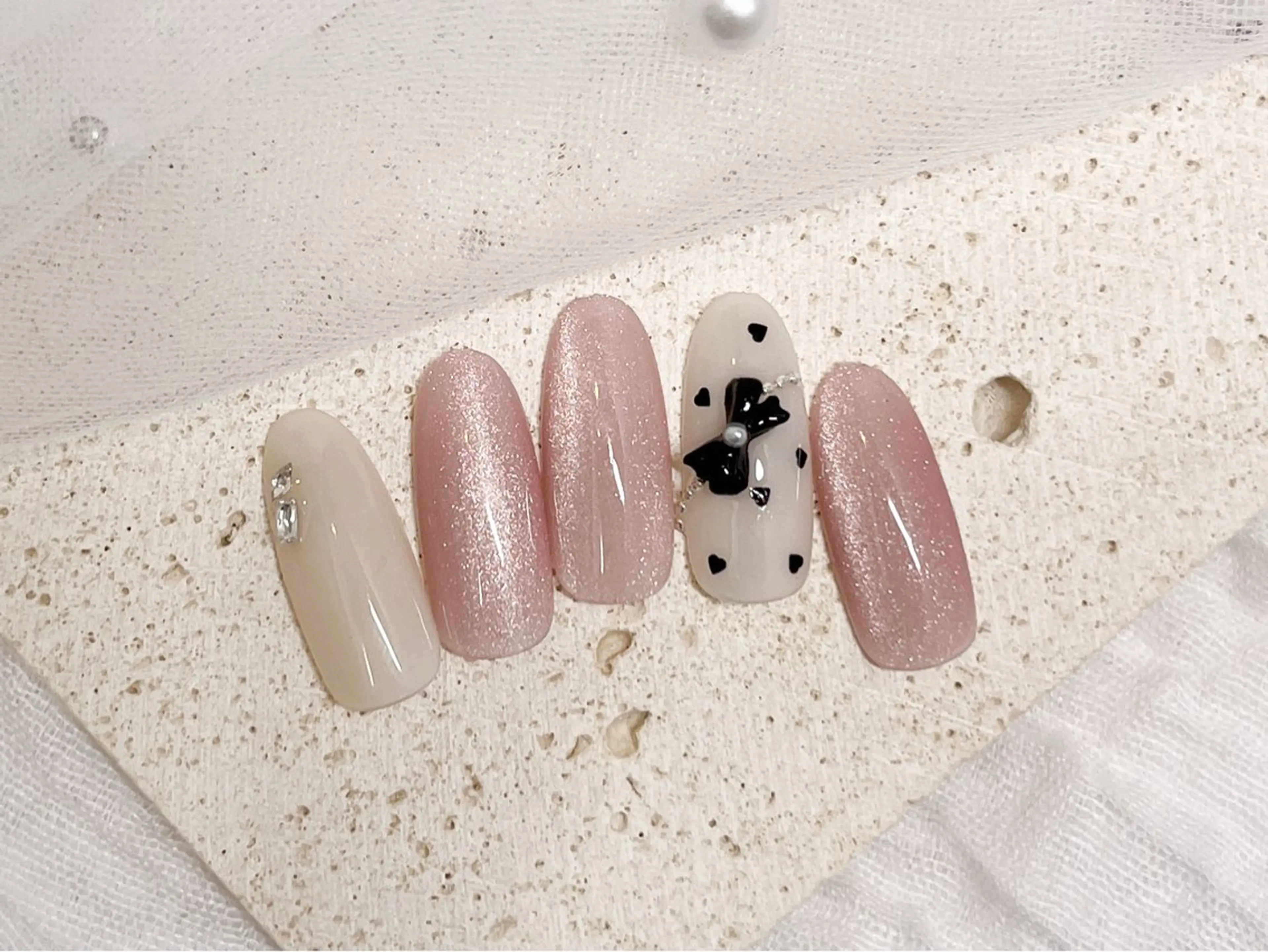 ネイル 韓国ネイル シンプルネイル ワンホンネイル ハンドネイル NailSalon CutiePutiのネイルデザイン