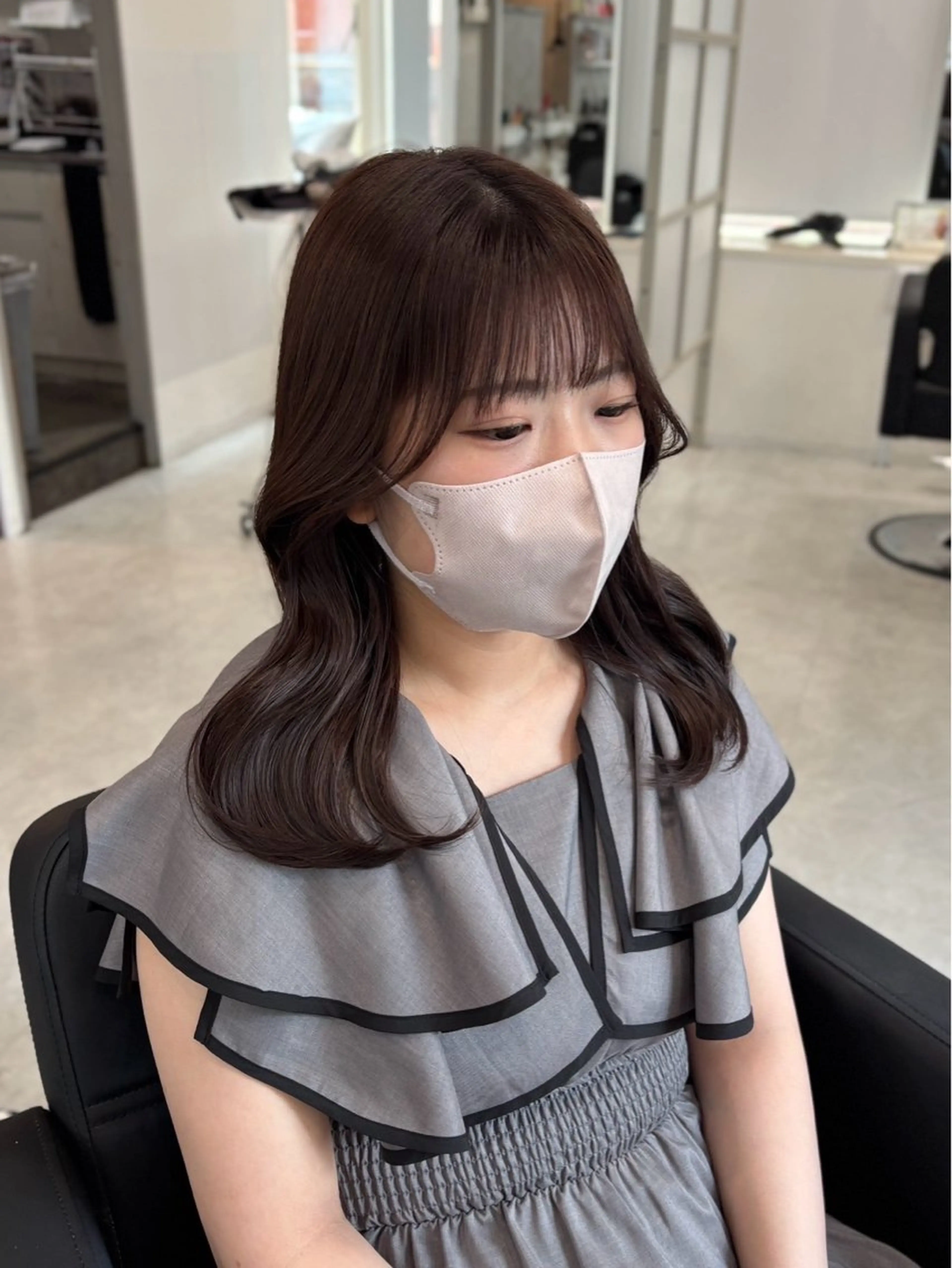 ミディアム MAHO/透明感カラ ー/髪質改善🍒のヘアスタイル