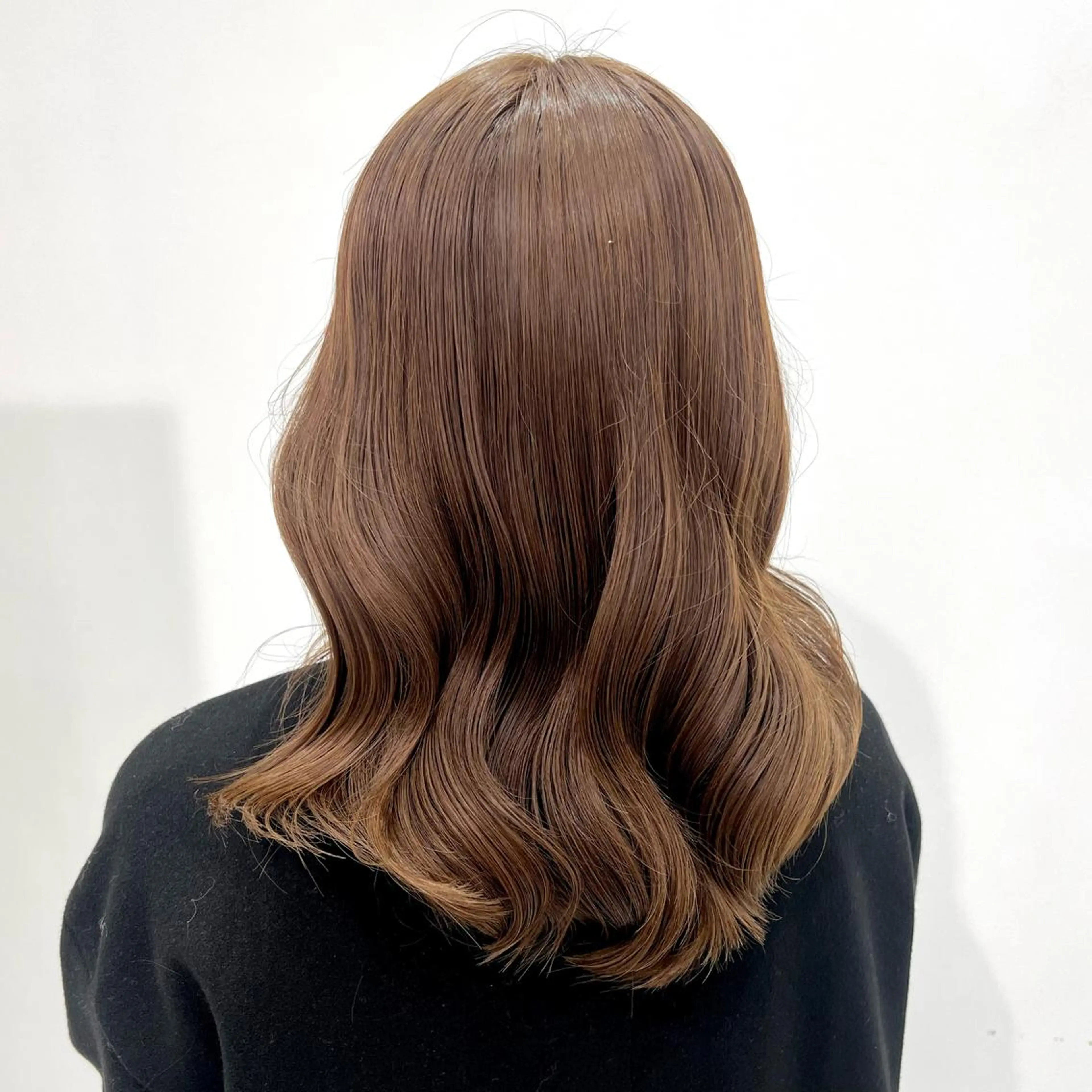 ミディアム カラー ベージュカラー ブリーチ ダブルカラー ブリーチなしカラー 卒業式お呼ばれ🕊️ ヘアセット✴︎ミキのヘアスタイル