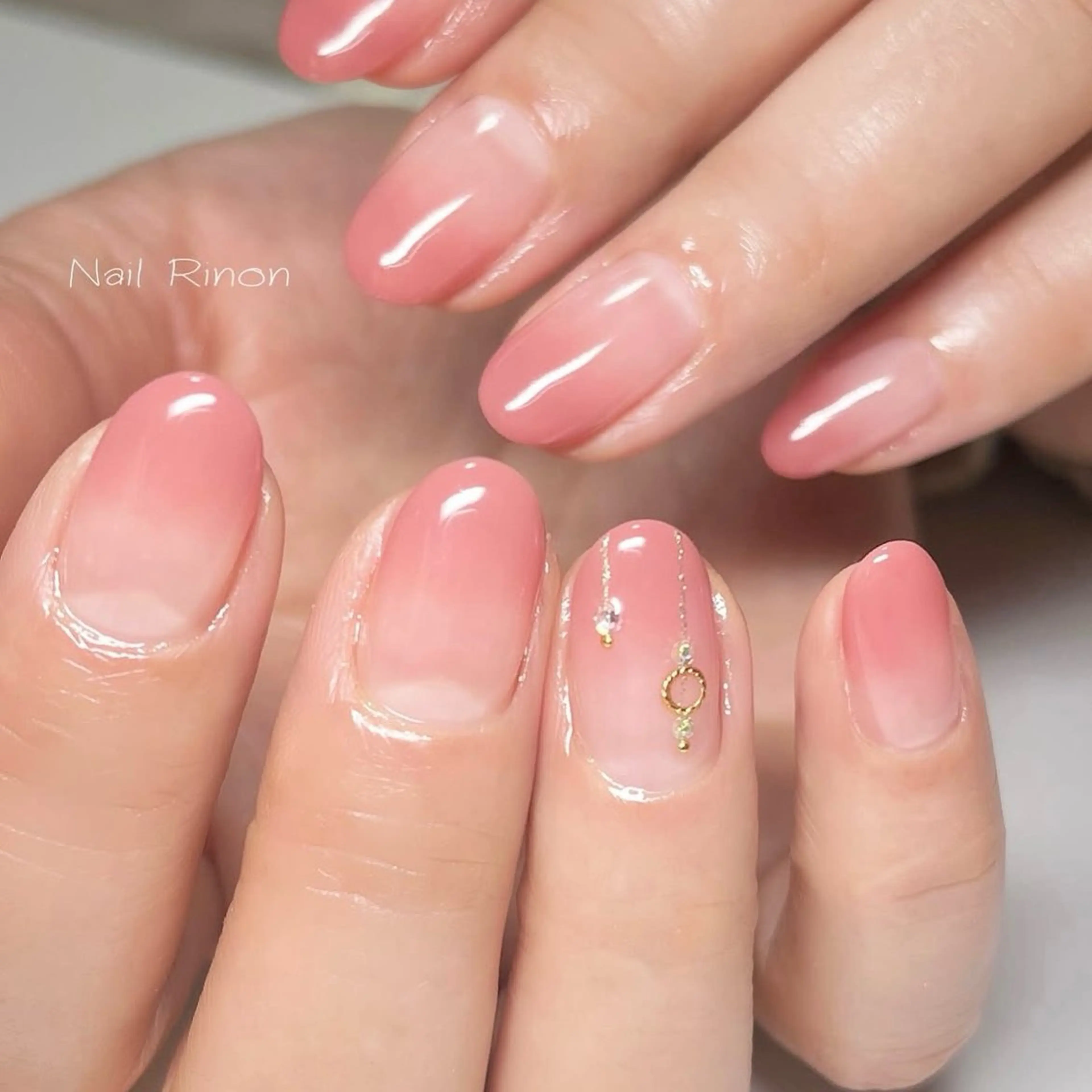 ネイル オフィスネイル ハンドネイル Nail Rinonのネイルデザイン