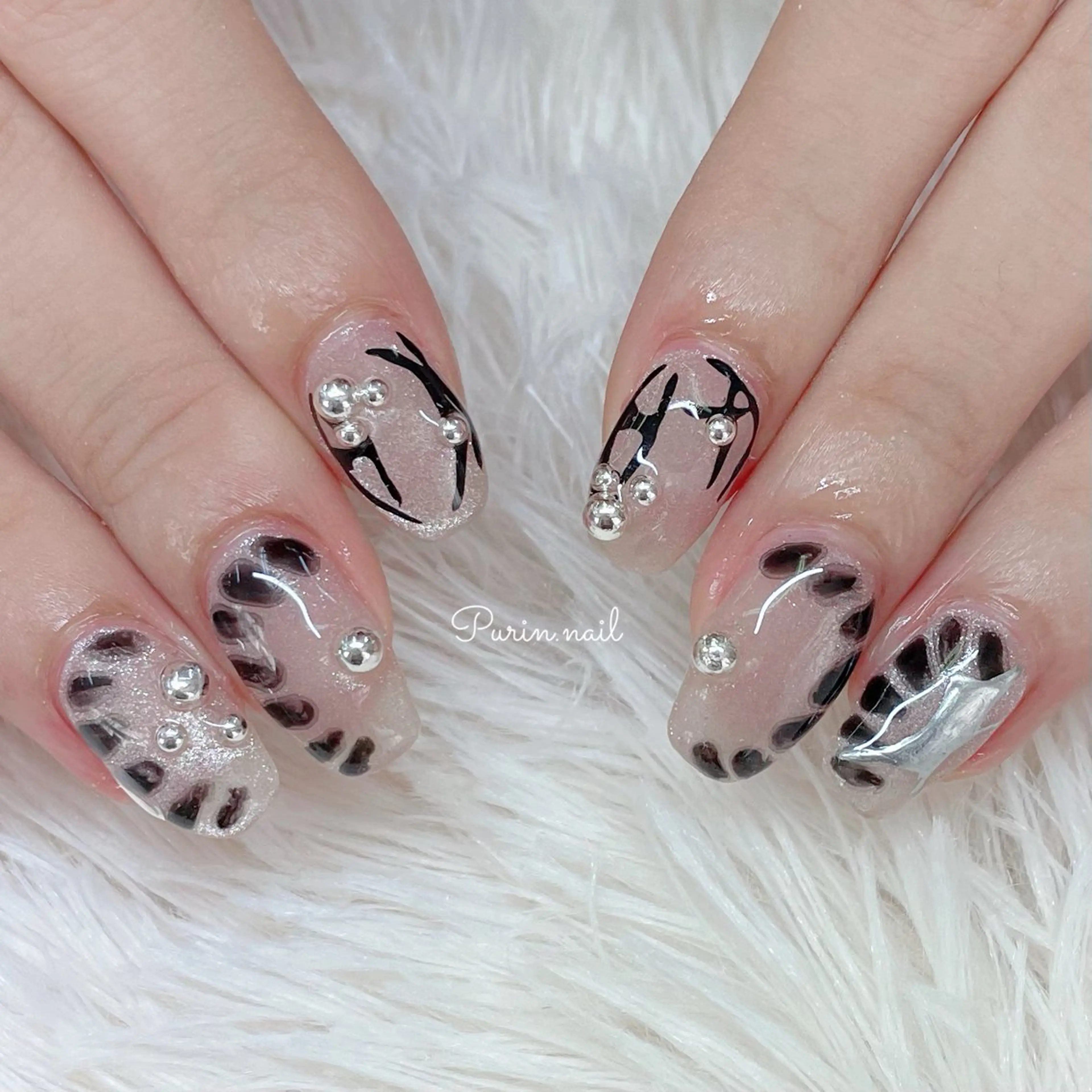 ネイル ハンドネイル Nails by Purin🍮のネイルデザイン