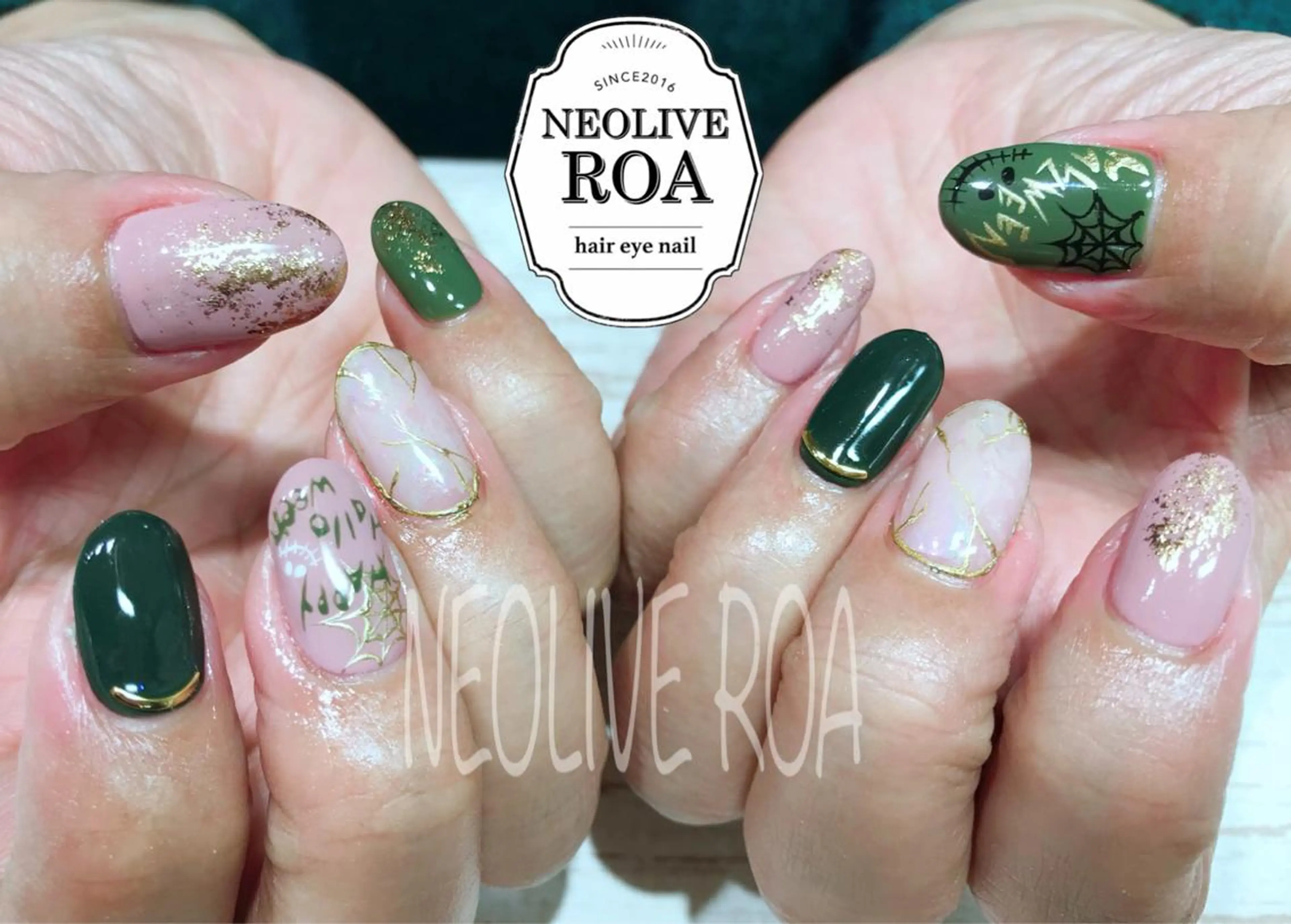 ネイル ハロウィン ハンドネイル Nail by selenのネイルデザイン