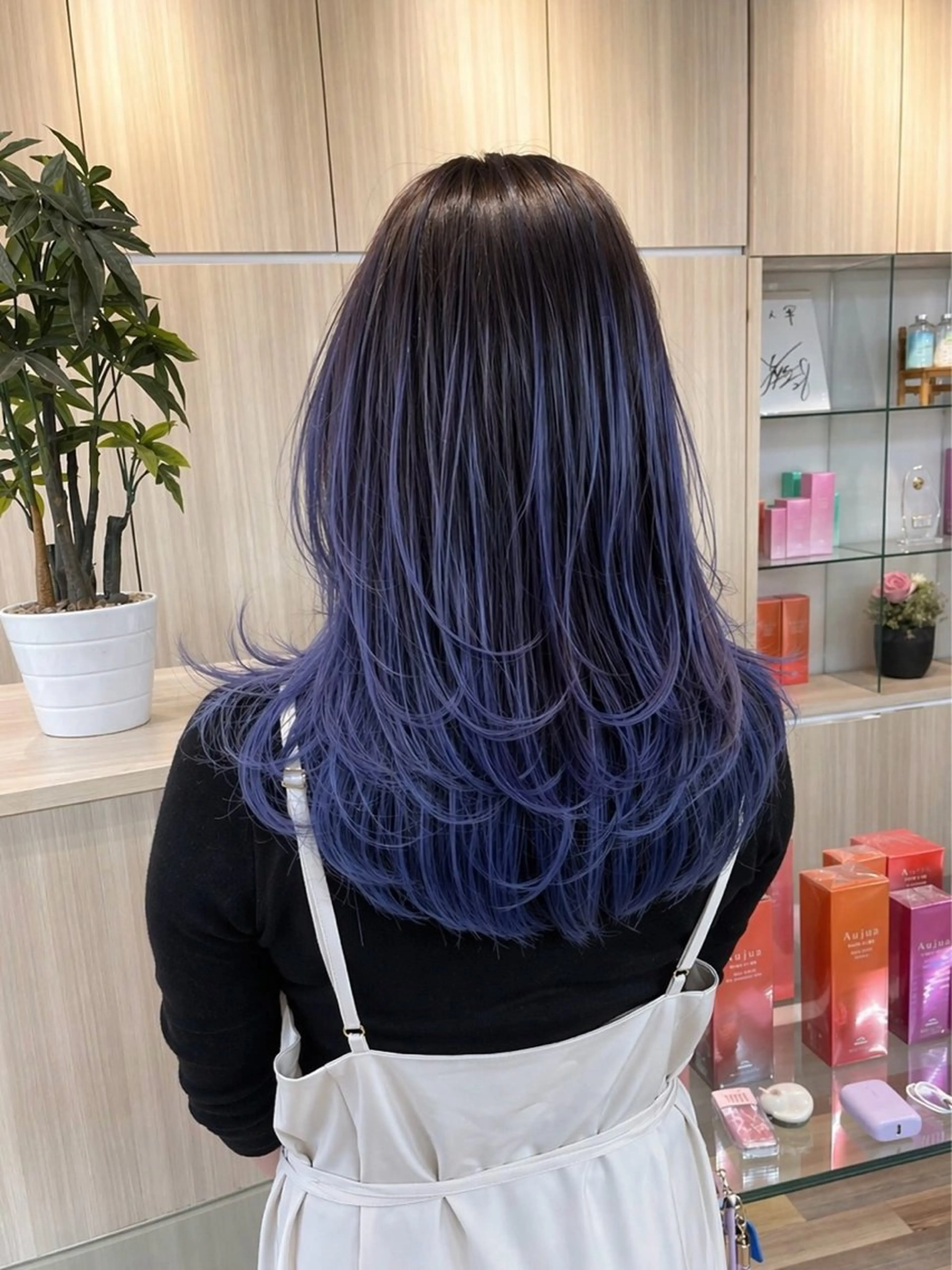 ロング カラー カット ヘアカラー トリートメント 野田頭 心🌿/ボブ レイヤー/艶カラーのヘアスタイル