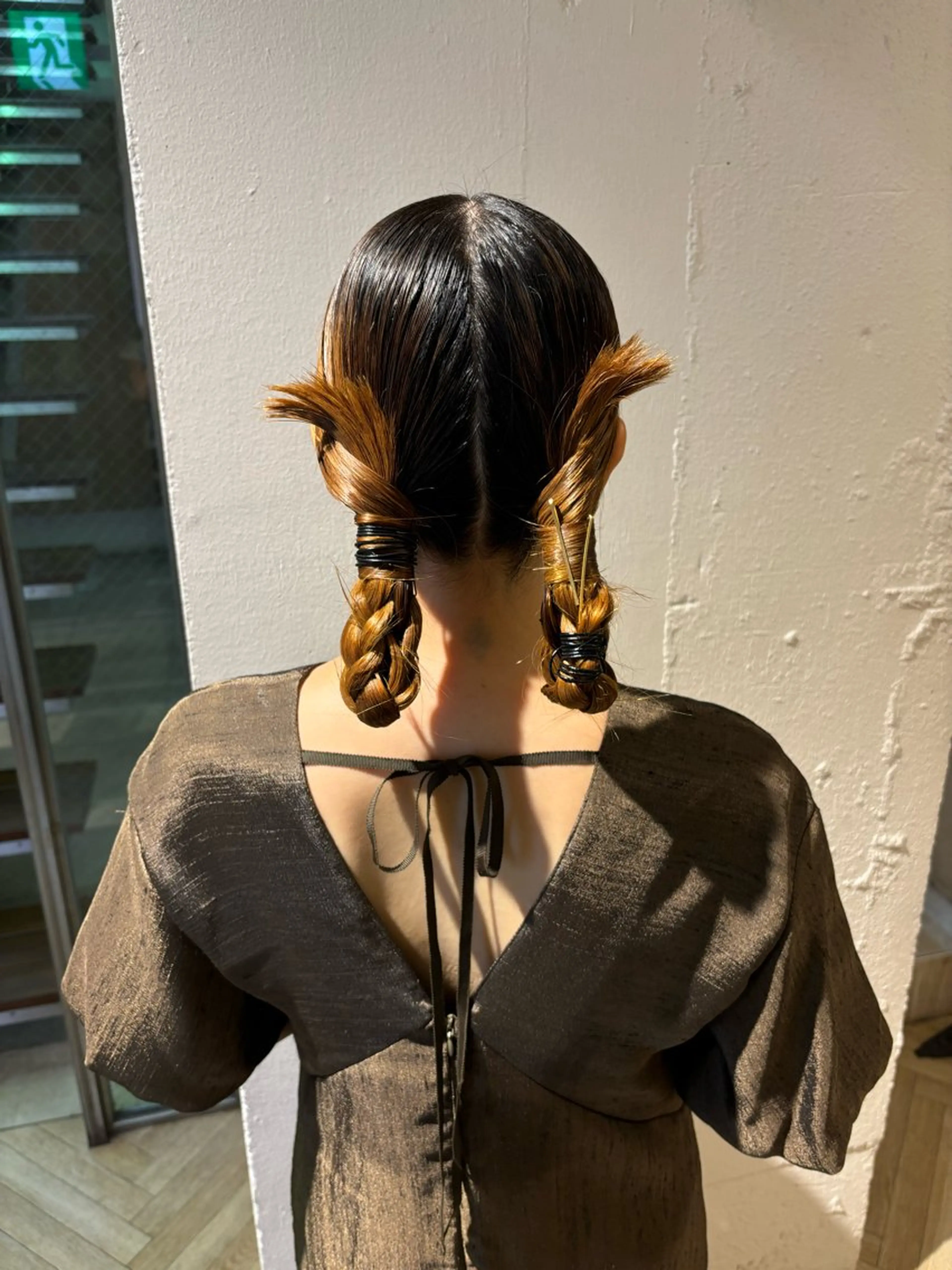 ヘアアレンジ お団子ヘア ヘアセット サソウ ユリエ🥥のヘアスタイル