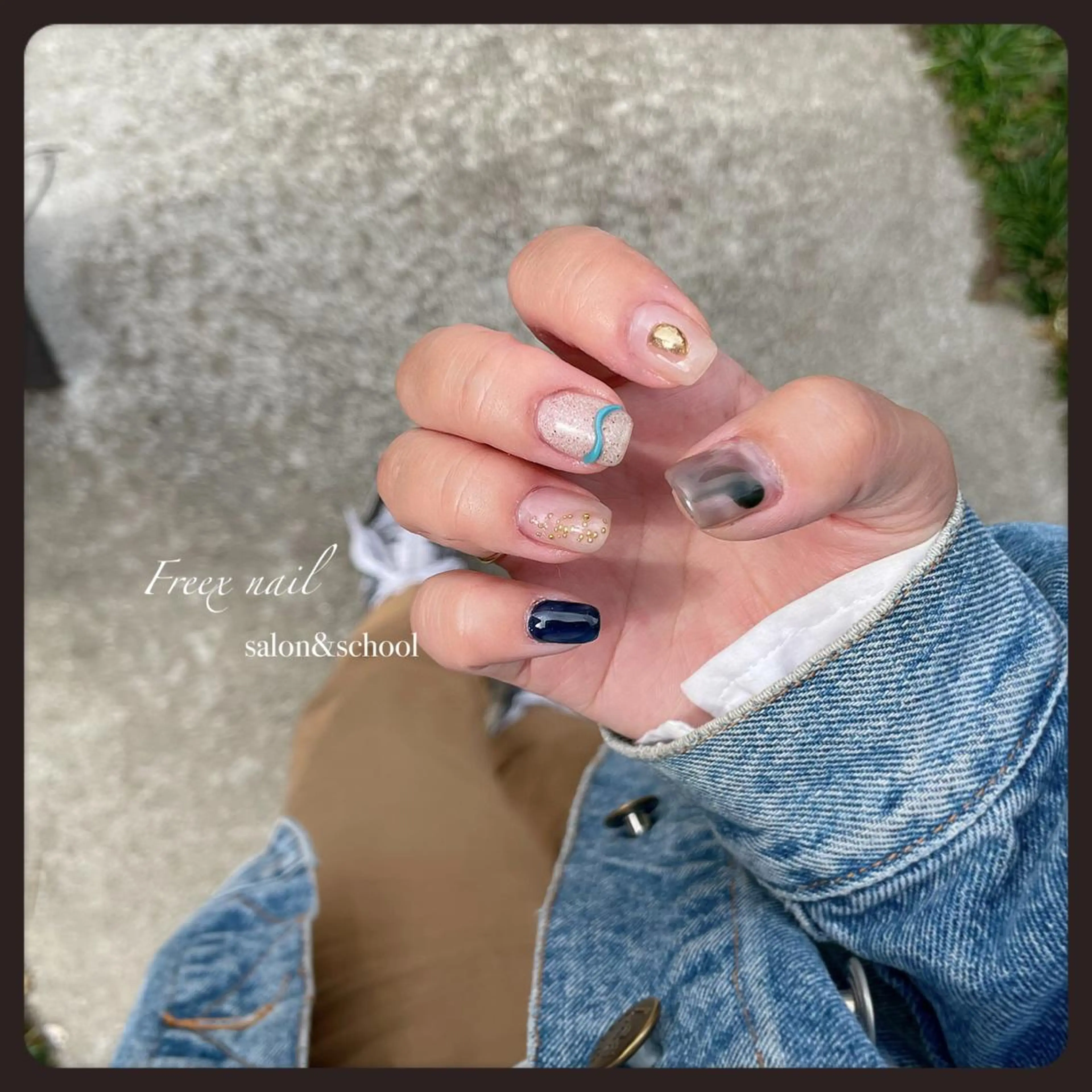 ネイル ハンドネイル ハンドケア freex nail /ニュアンス/個性派のネイルデザイン