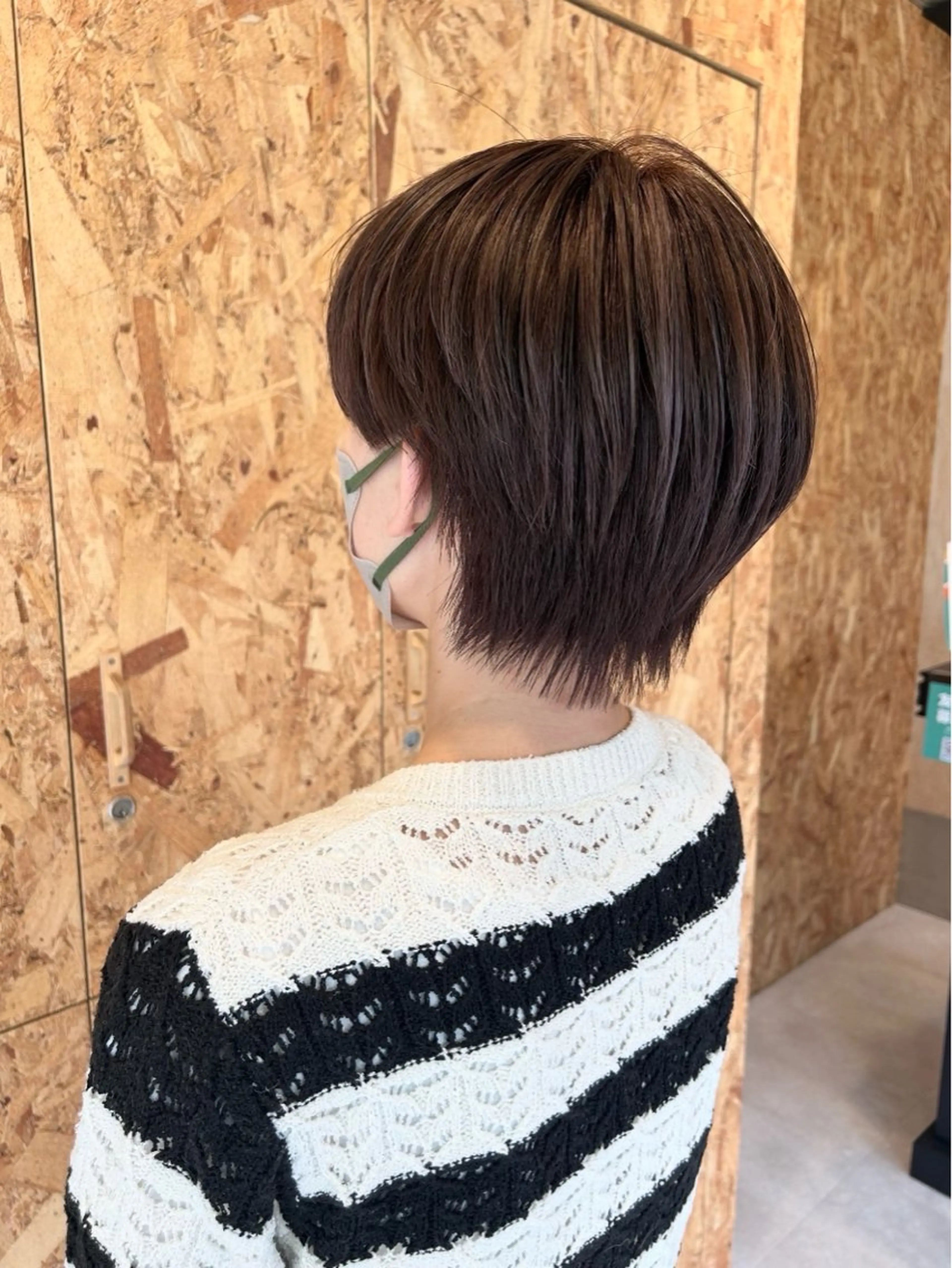 ショート ショートボブ ハンサムショート ボブ ショートヘア 野上 麗のヘアスタイル