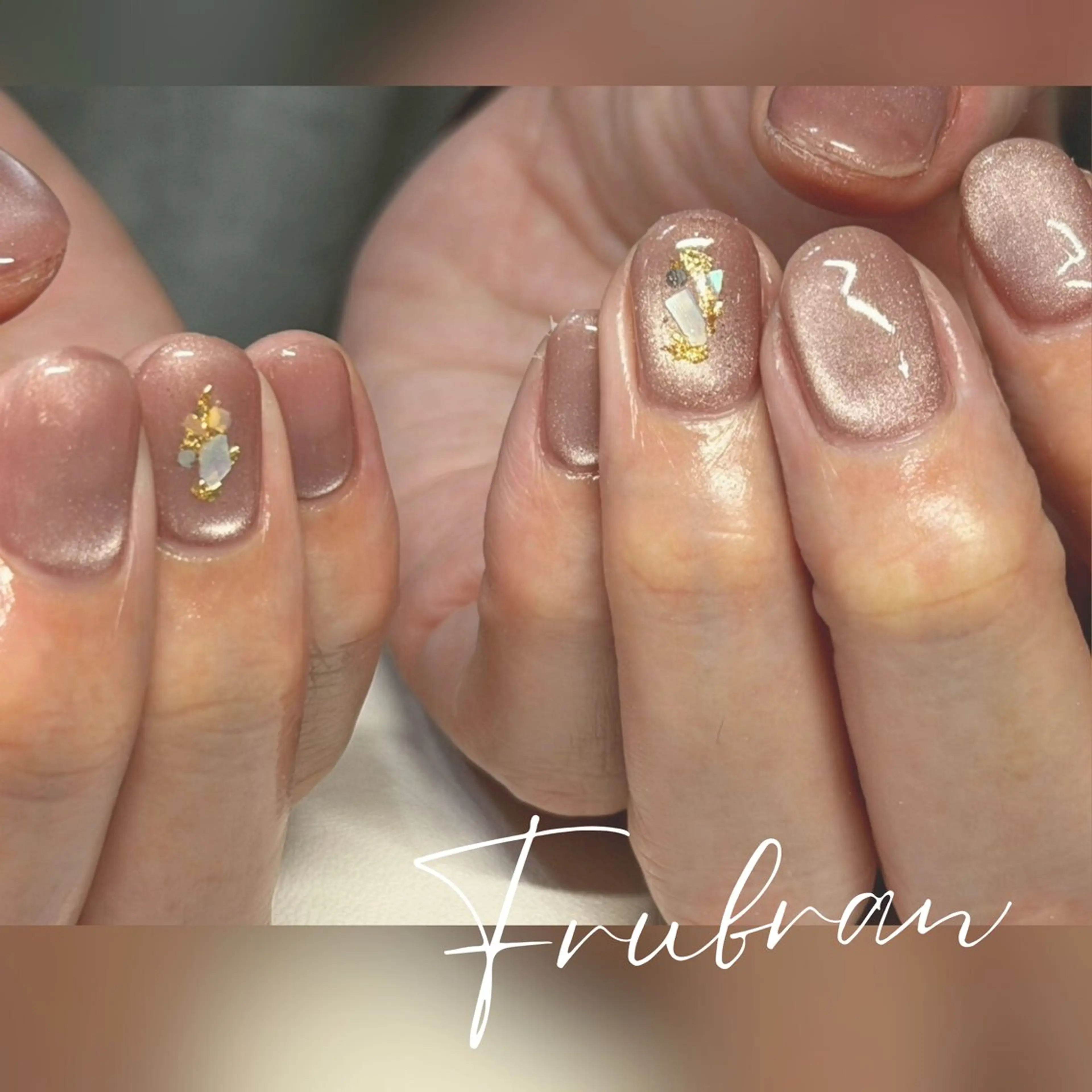 ネイル シンプルネイル ハンドネイル Frubran フルーブランのネイルデザイン