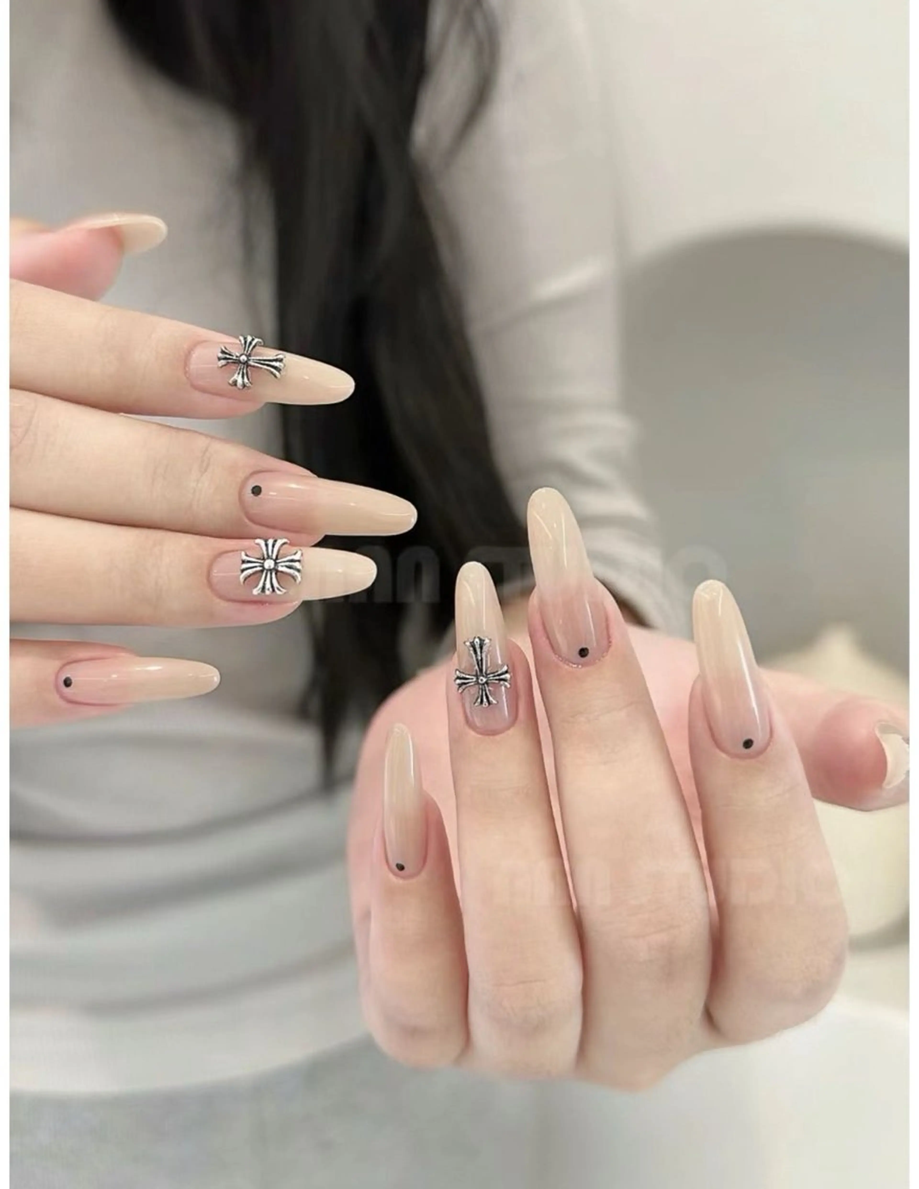 🫧【長さ出し10本】Hand4本デザイン放題の写真