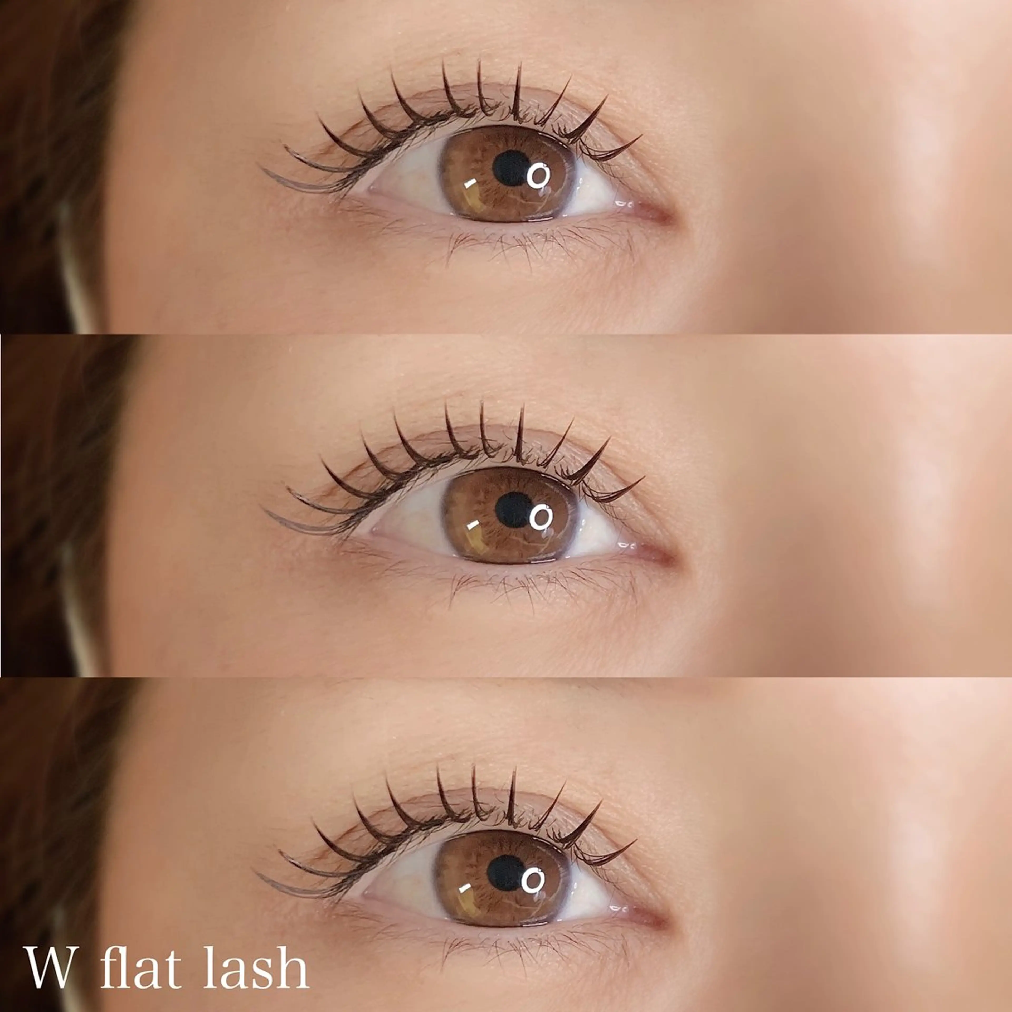 マツエク・マツパ カラーマツエク フラットラッシュ マツエク p's  club所属・藤田 あゆみのマツエク・マツパデザイン