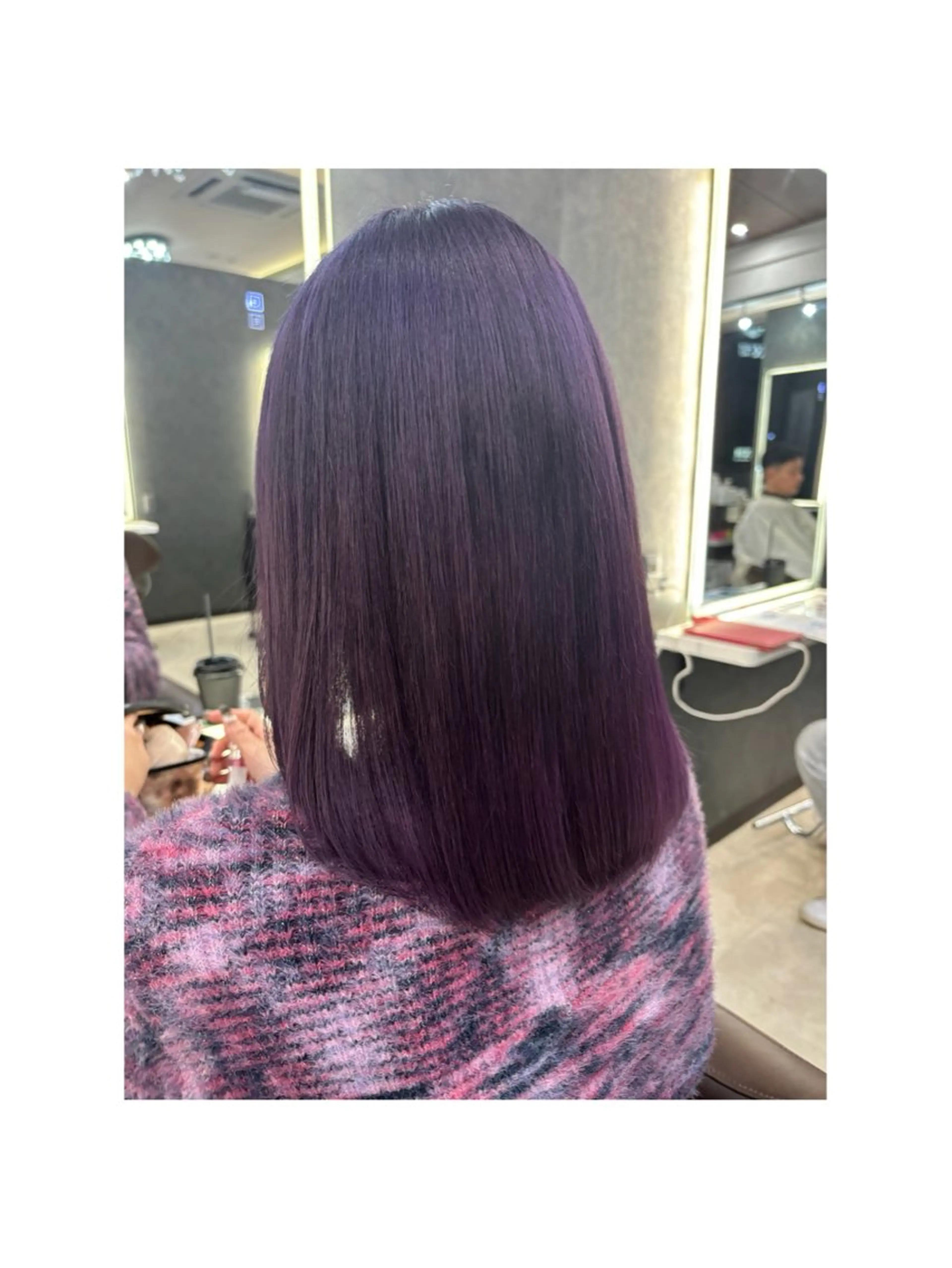 ミディアム 色落ちまで2度綺麗な ハイトーン🪞／ミクのヘアスタイル