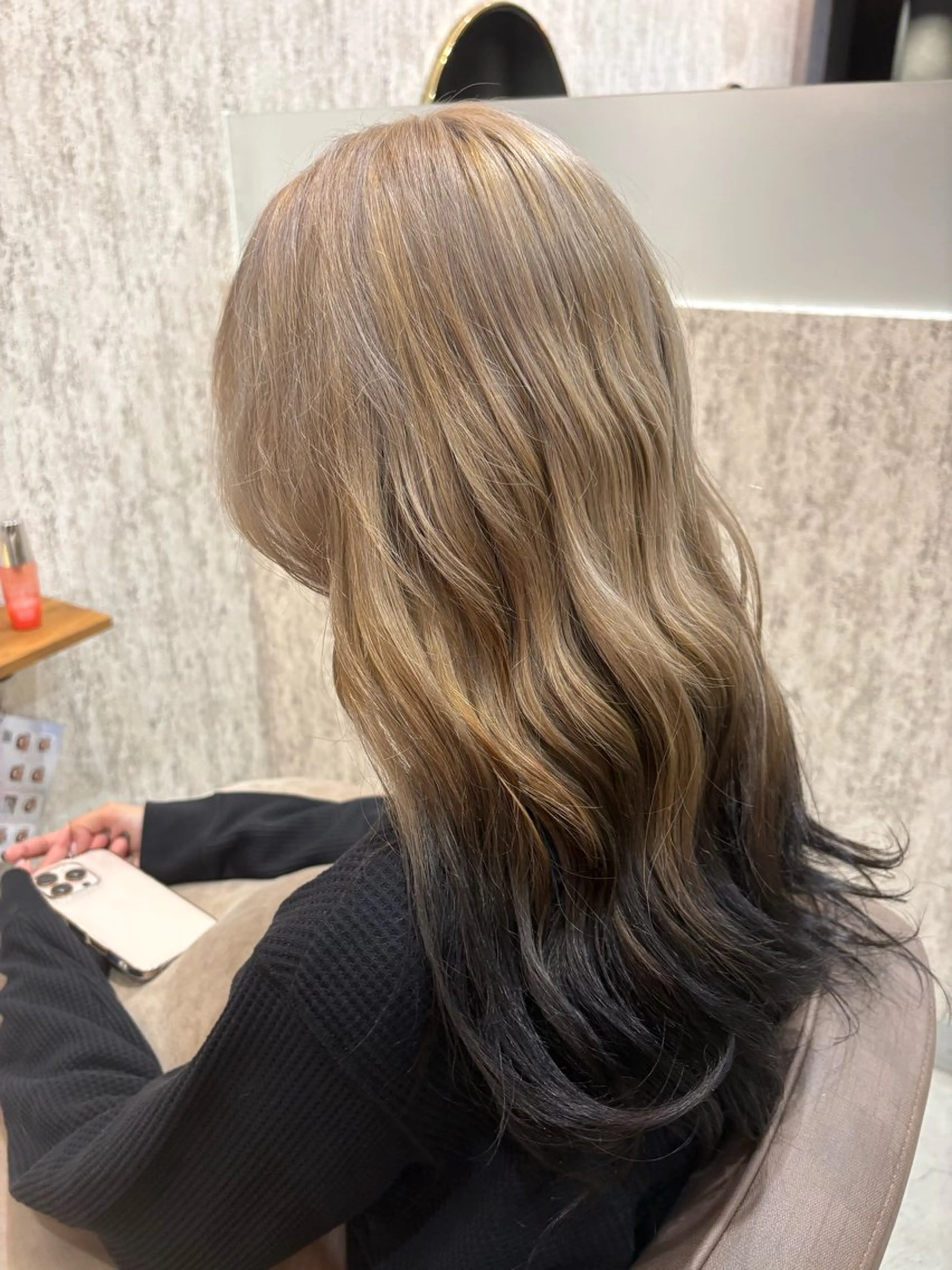 ロング カラー カット ヘアカラー balance.赤田 蒼空のヘアスタイル