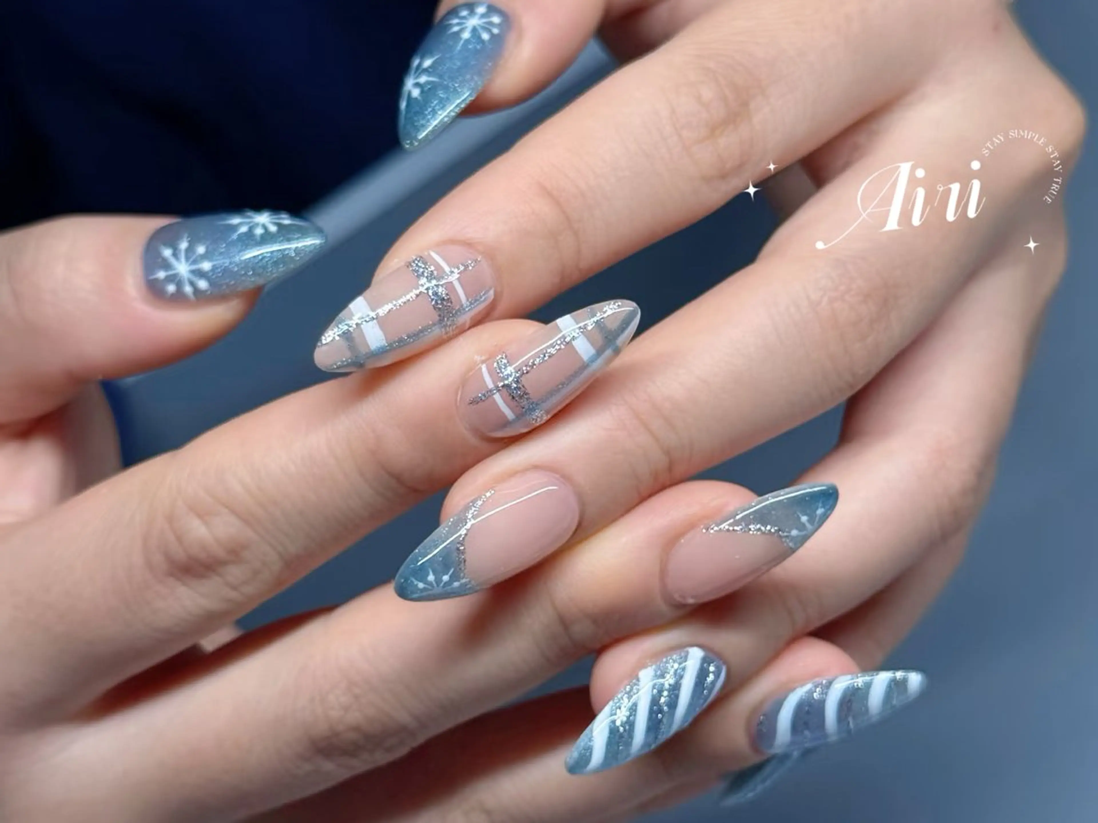 ネイル 桜ネイル フットネイル ジェルネイル グラデーション 韓国ネイル ハンドネイル ネイルサロンAiri 長さ出し·シンプルのネイルデザイン