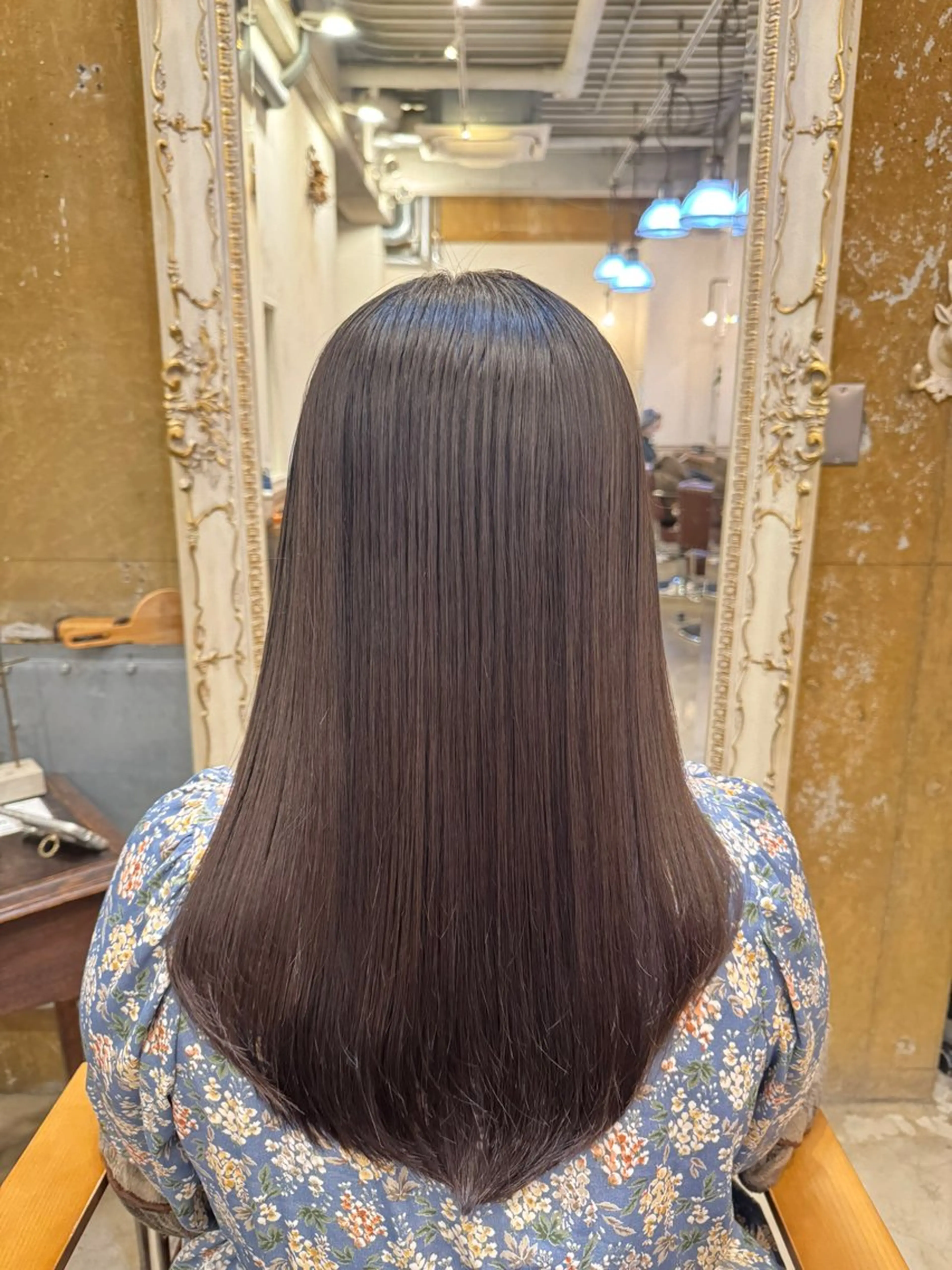 ミディアム 髪質改善 ＆-HAIR佐藤 ゆいモデル募集中のヘアスタイル