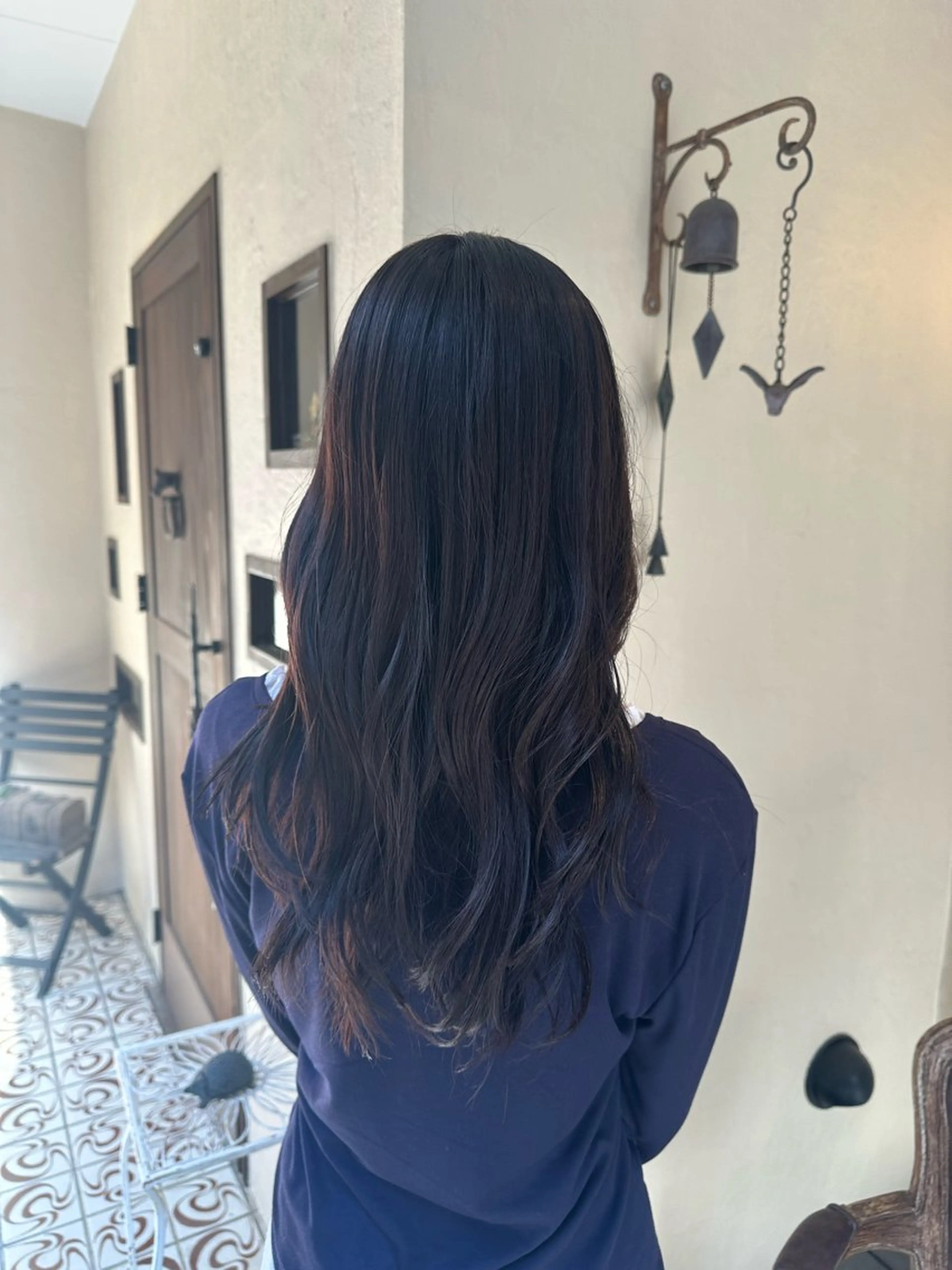 ロング カラー 若林 美帆のヘアスタイル