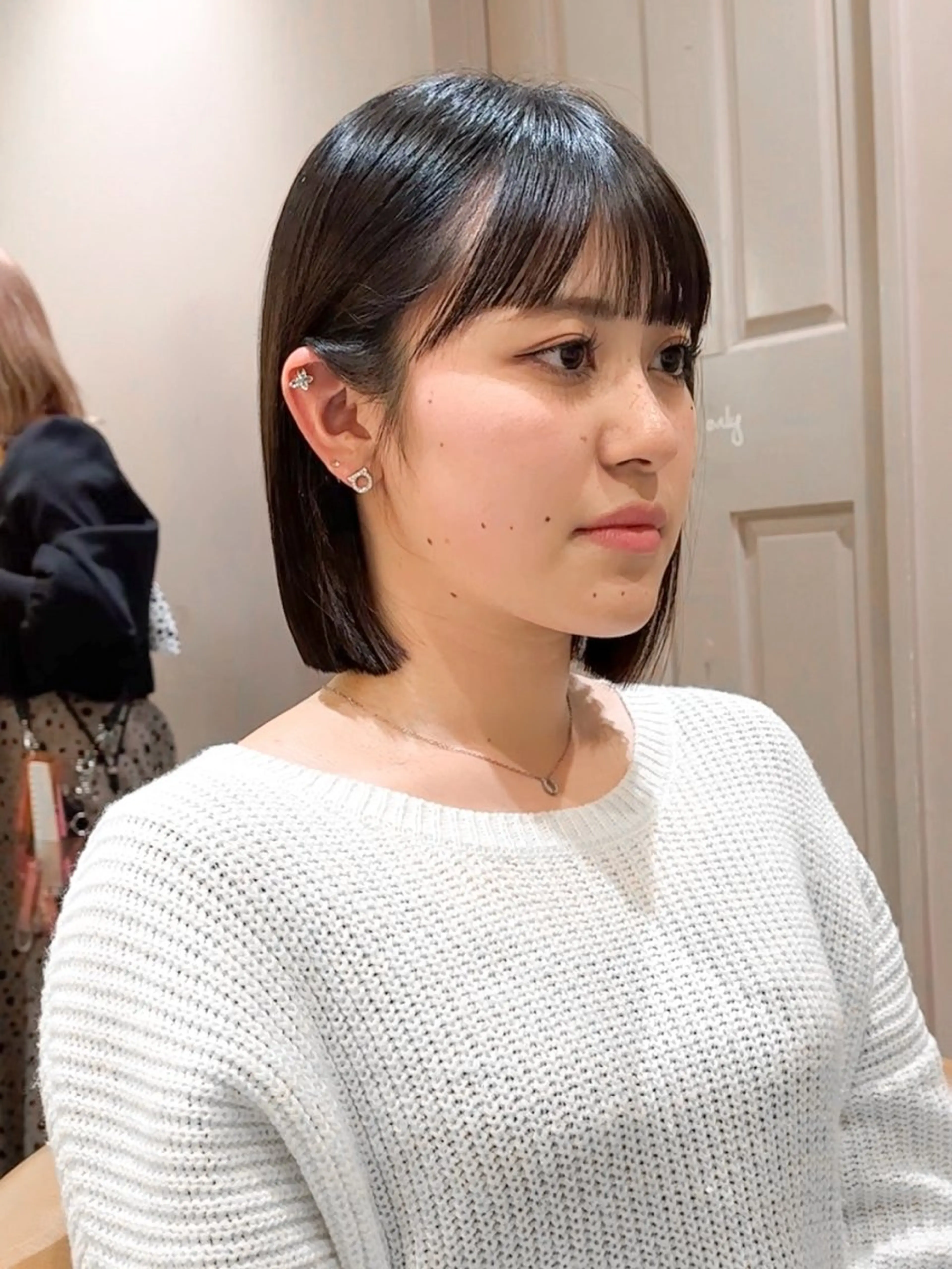 ミディアム 縮毛矯正/韓国ヘア /レイヤー🎀ミズキのヘアスタイル